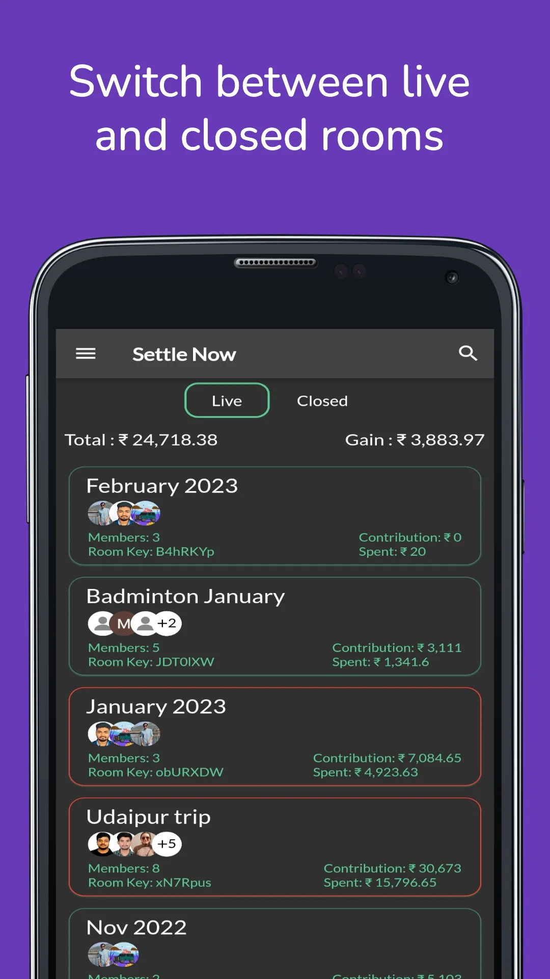 Settle Now:Pay, Split & Manage | Indus Appstore | Screenshot