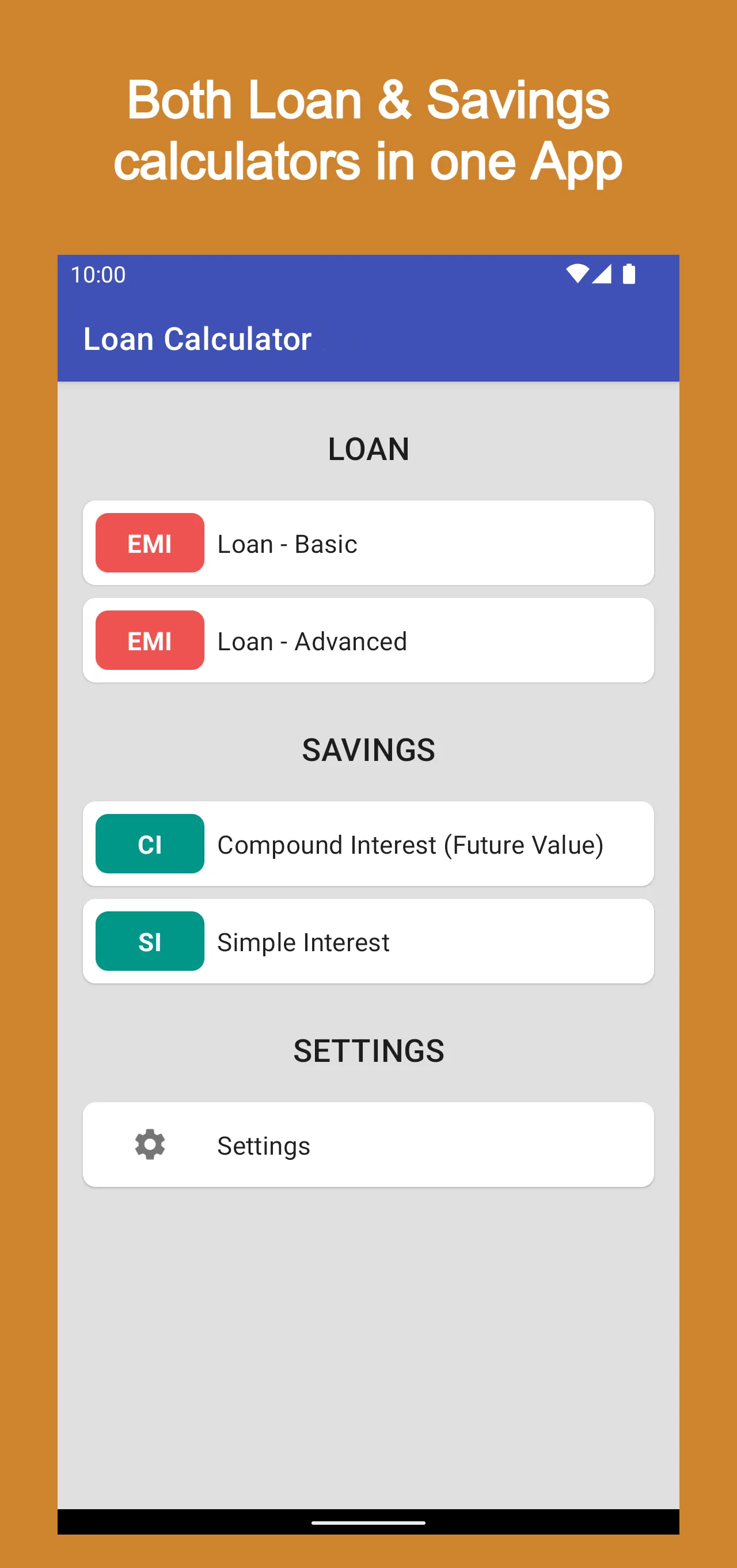 EMI Calculator | Indus Appstore | Screenshot