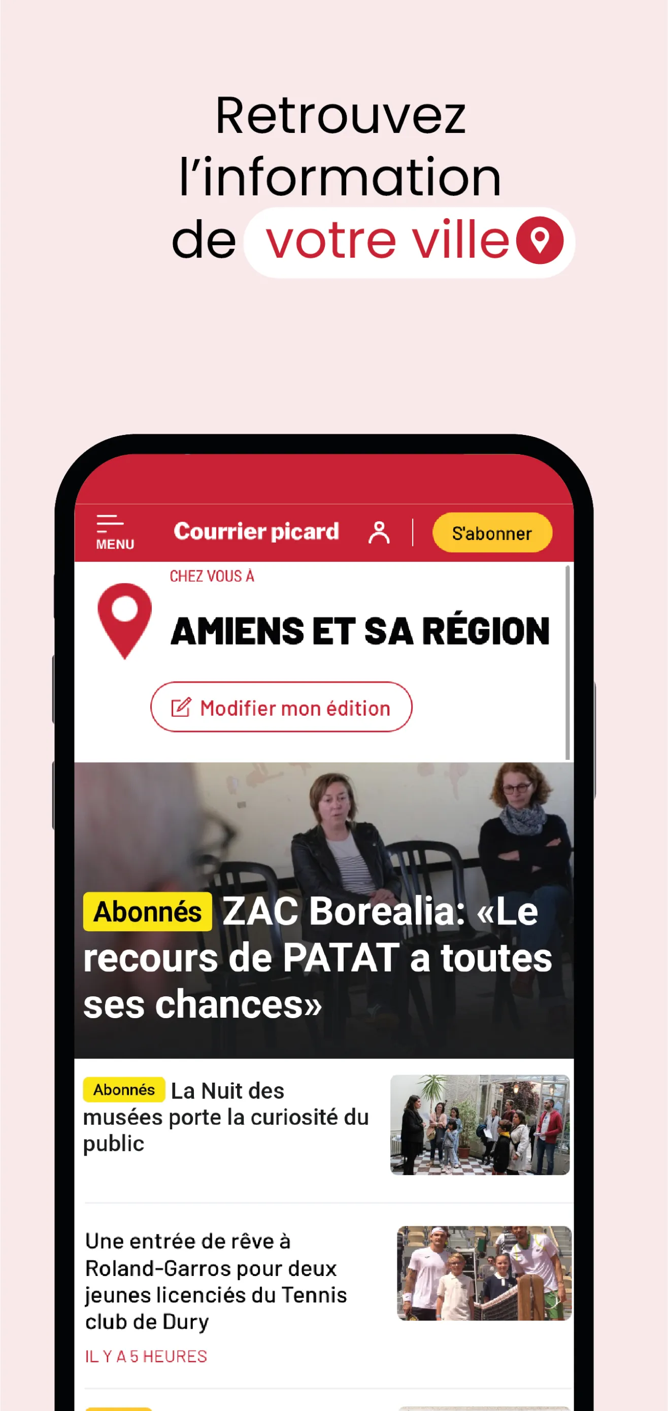 Courrier picard : Actu & vidéo | Indus Appstore | Screenshot