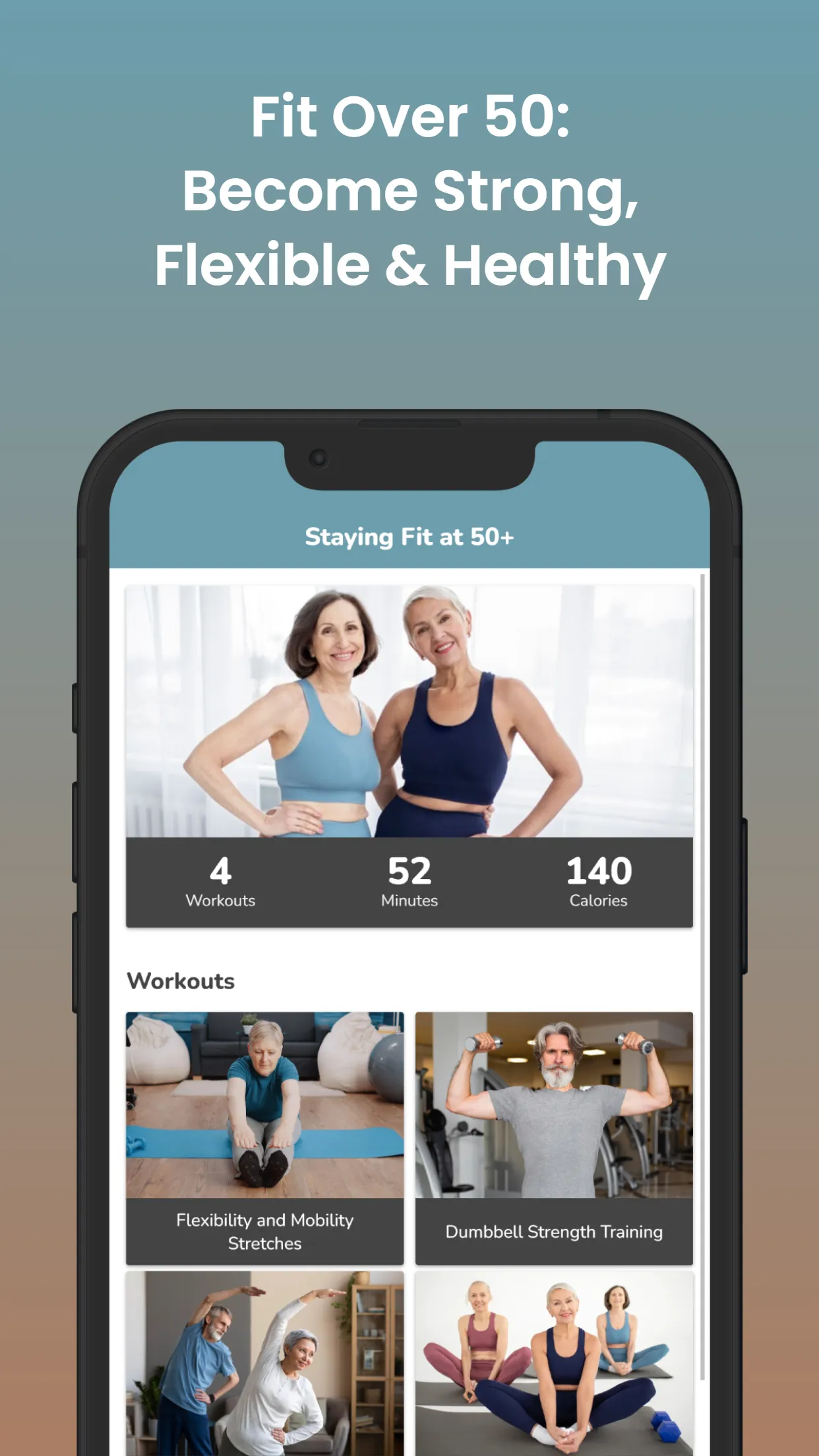 Fit Over 50 - Home Exercises | Indus Appstore | Screenshot