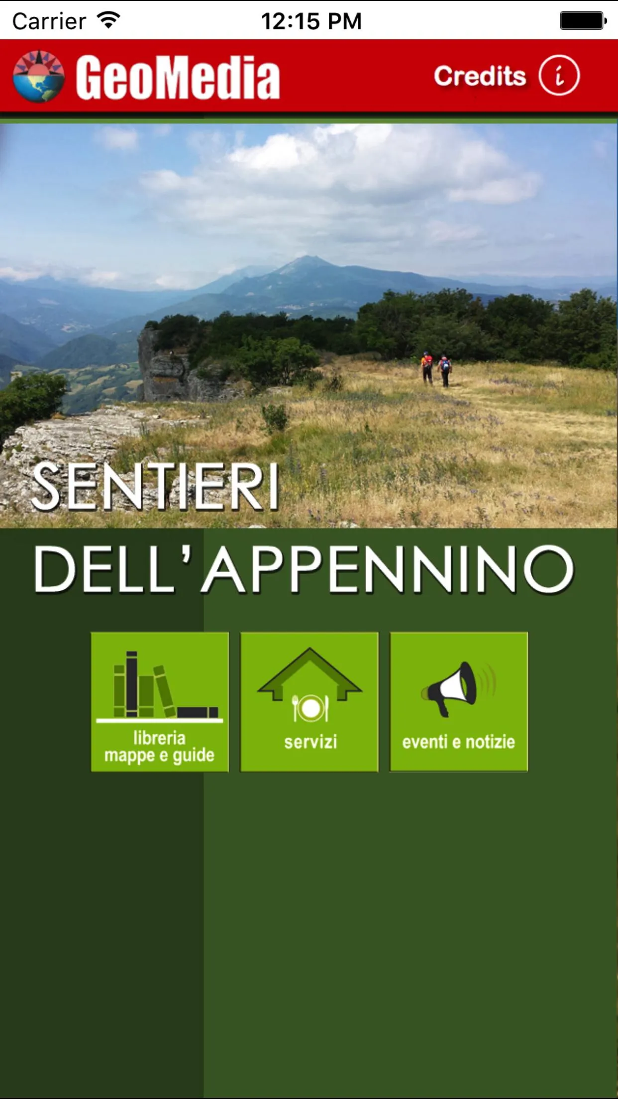 Sentieri Appennino | Indus Appstore | Screenshot