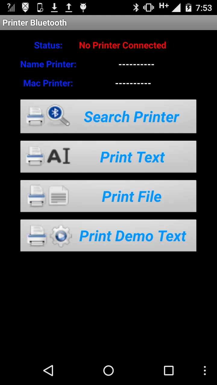 Printer Bluetooth | Indus Appstore | Screenshot