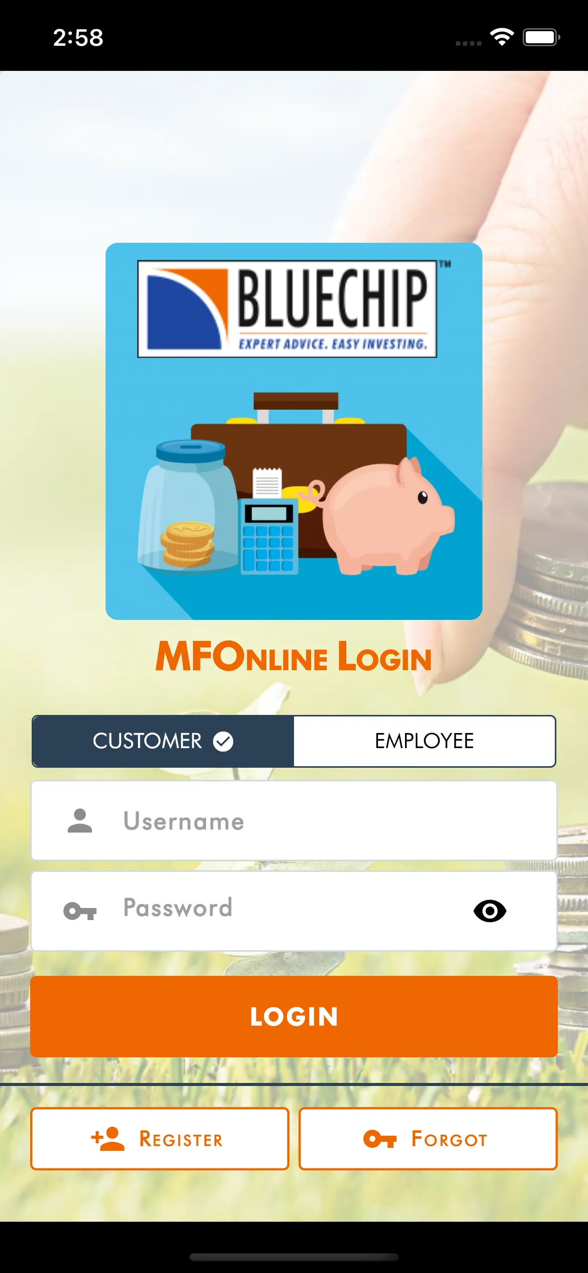 Bluechip MF Online | Indus Appstore | Screenshot
