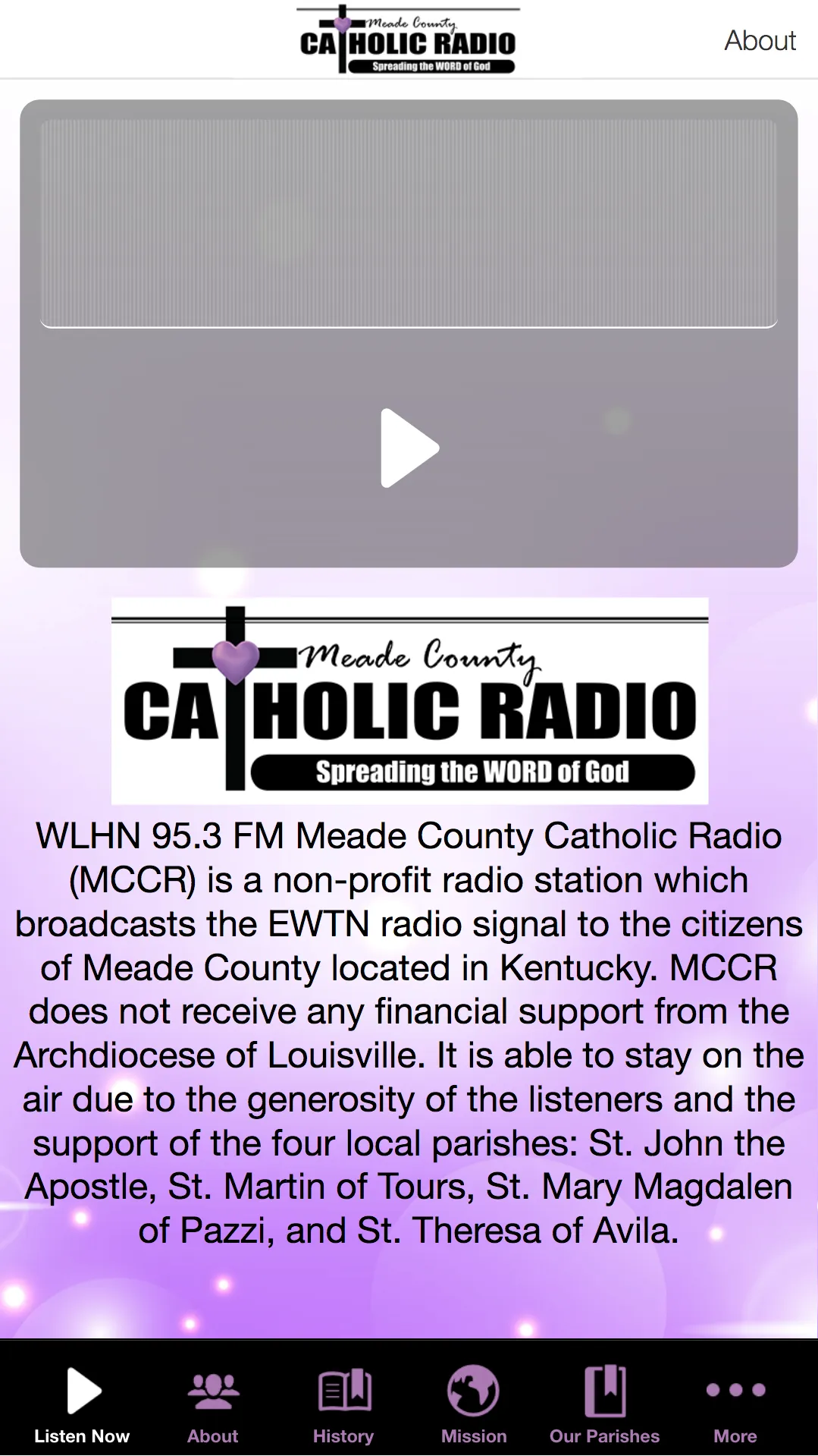 Meade County Catholic Radio | Indus Appstore | Screenshot