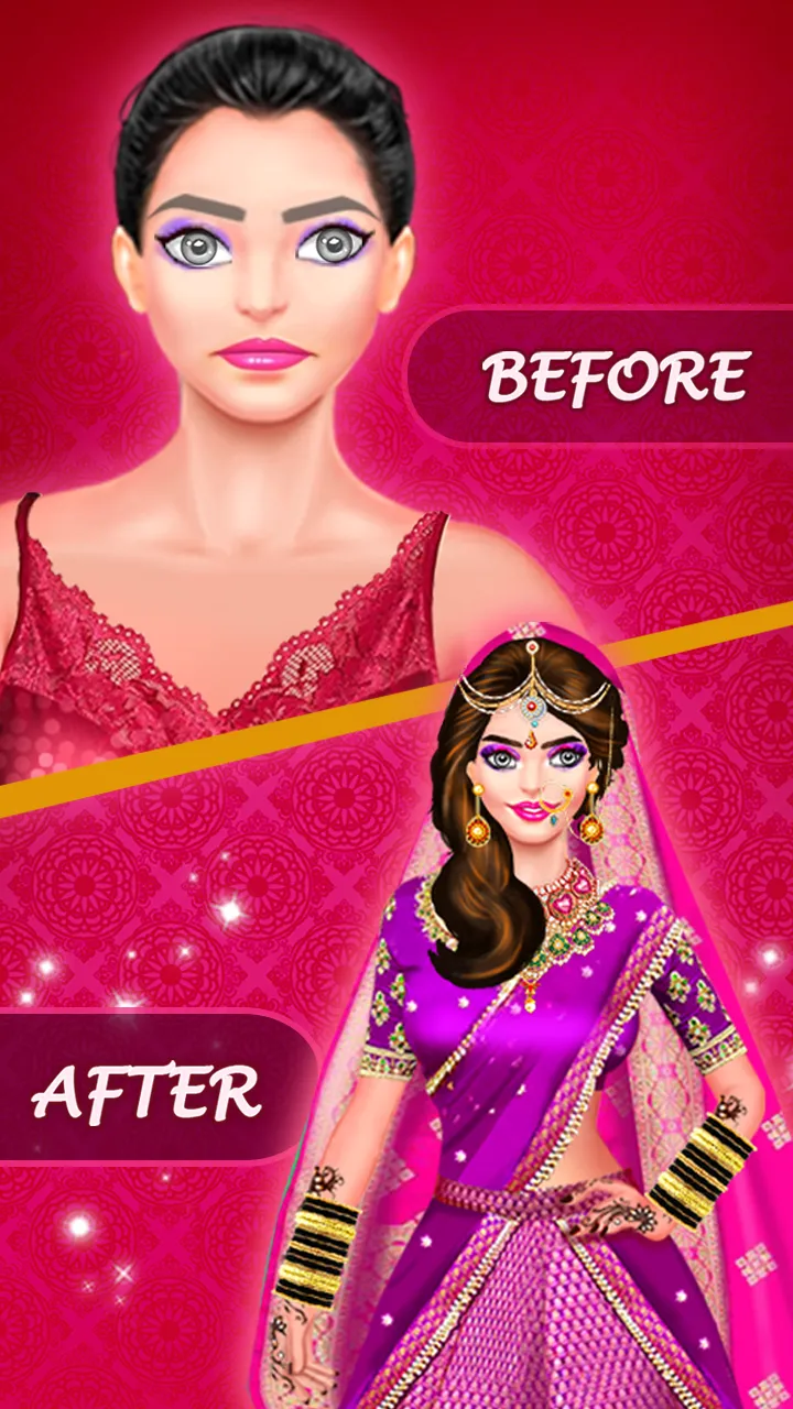 Indian Wedding: DressUp Makeup | Indus Appstore | Screenshot