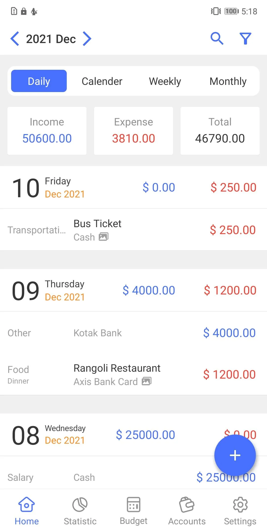 Money Manager: Finance Planner | Indus Appstore | Screenshot