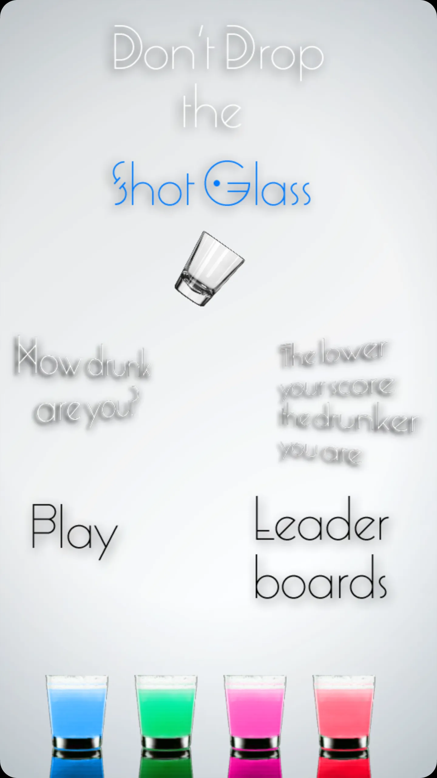 Do Not Drop the Shot Glass | Indus Appstore | Screenshot