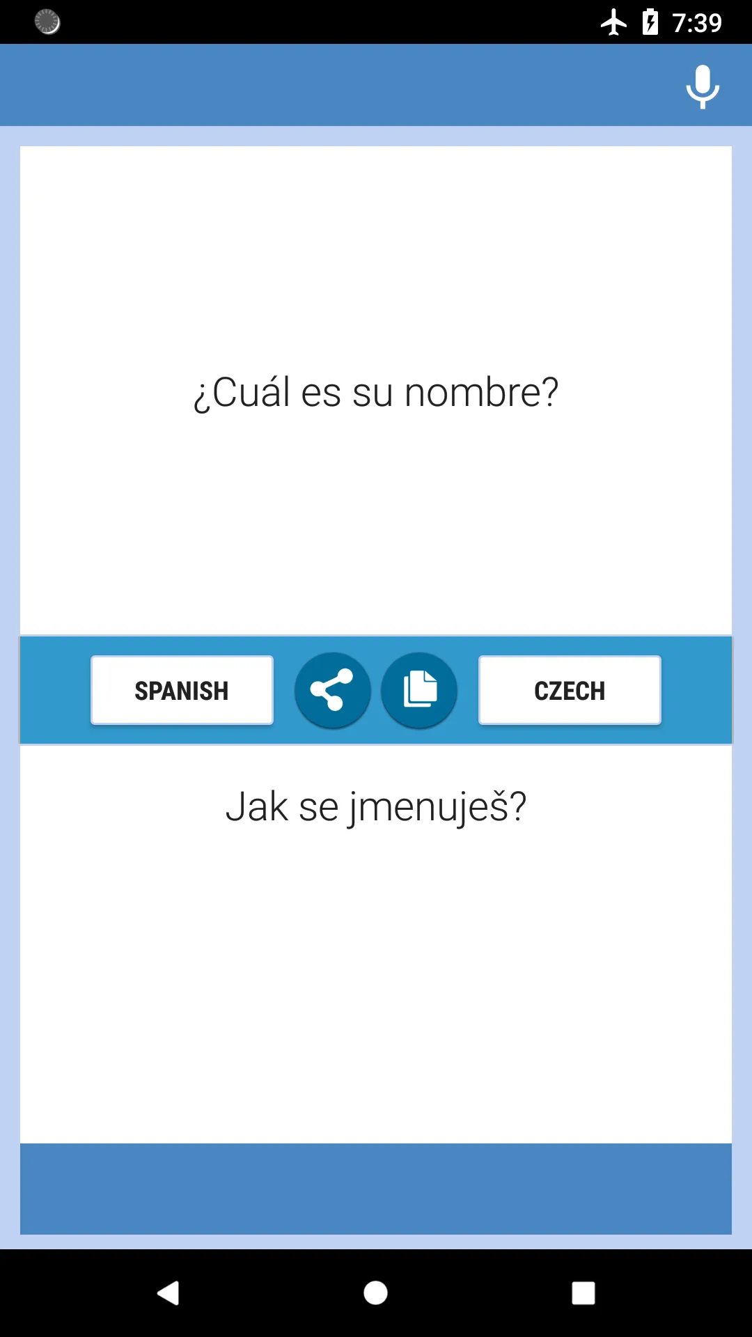 Spanish-Czech Translator | Indus Appstore | Screenshot