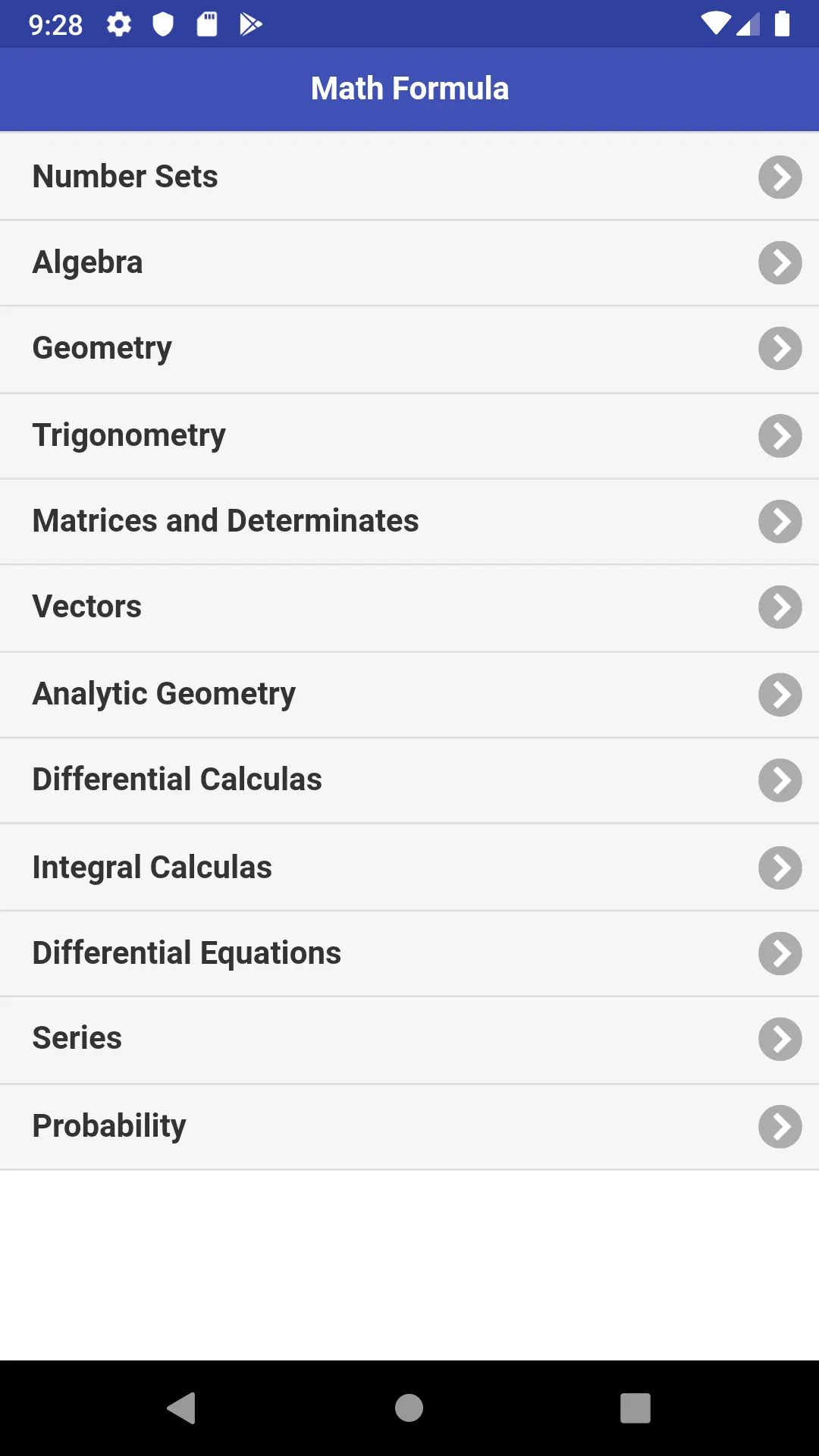 Math Formulas and Equations | Indus Appstore | Screenshot