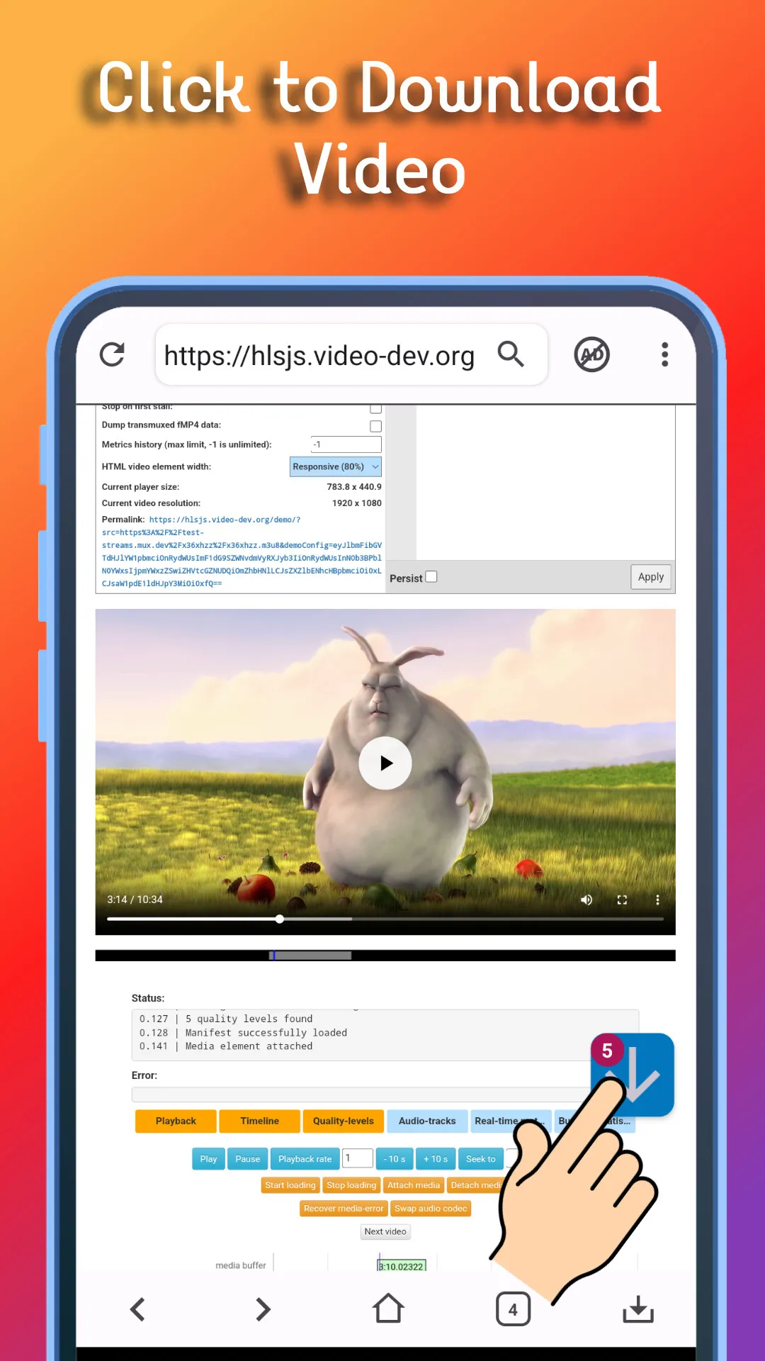 DownTube: Video Downloader | Indus Appstore | Screenshot