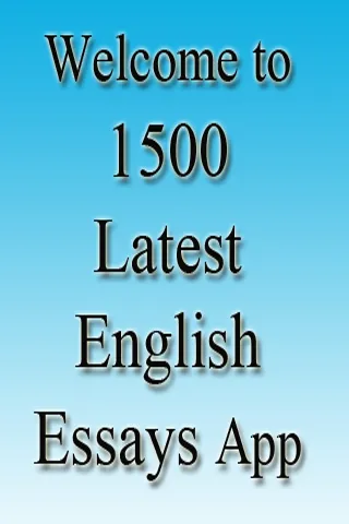 Latest English Essays | Indus Appstore | Screenshot