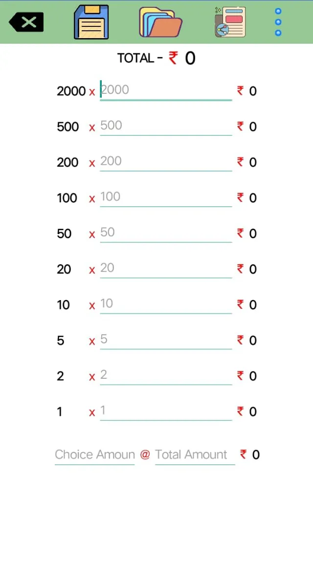 Cash Calculator - denomination | Indus Appstore | Screenshot