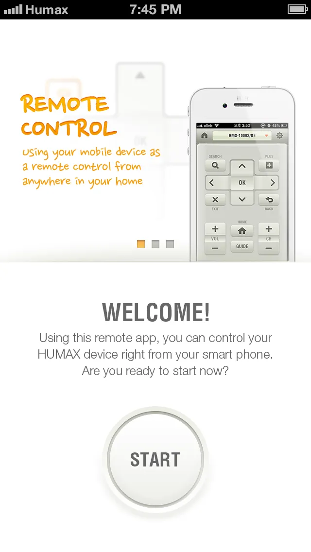 HUMAX Remote for Phone | Indus Appstore | Screenshot