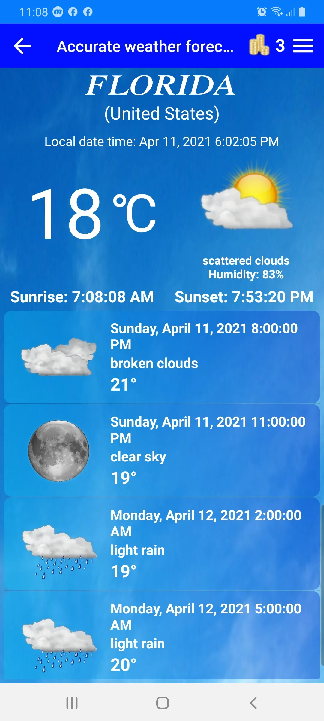 Accurate weather forecast | Indus Appstore | Screenshot