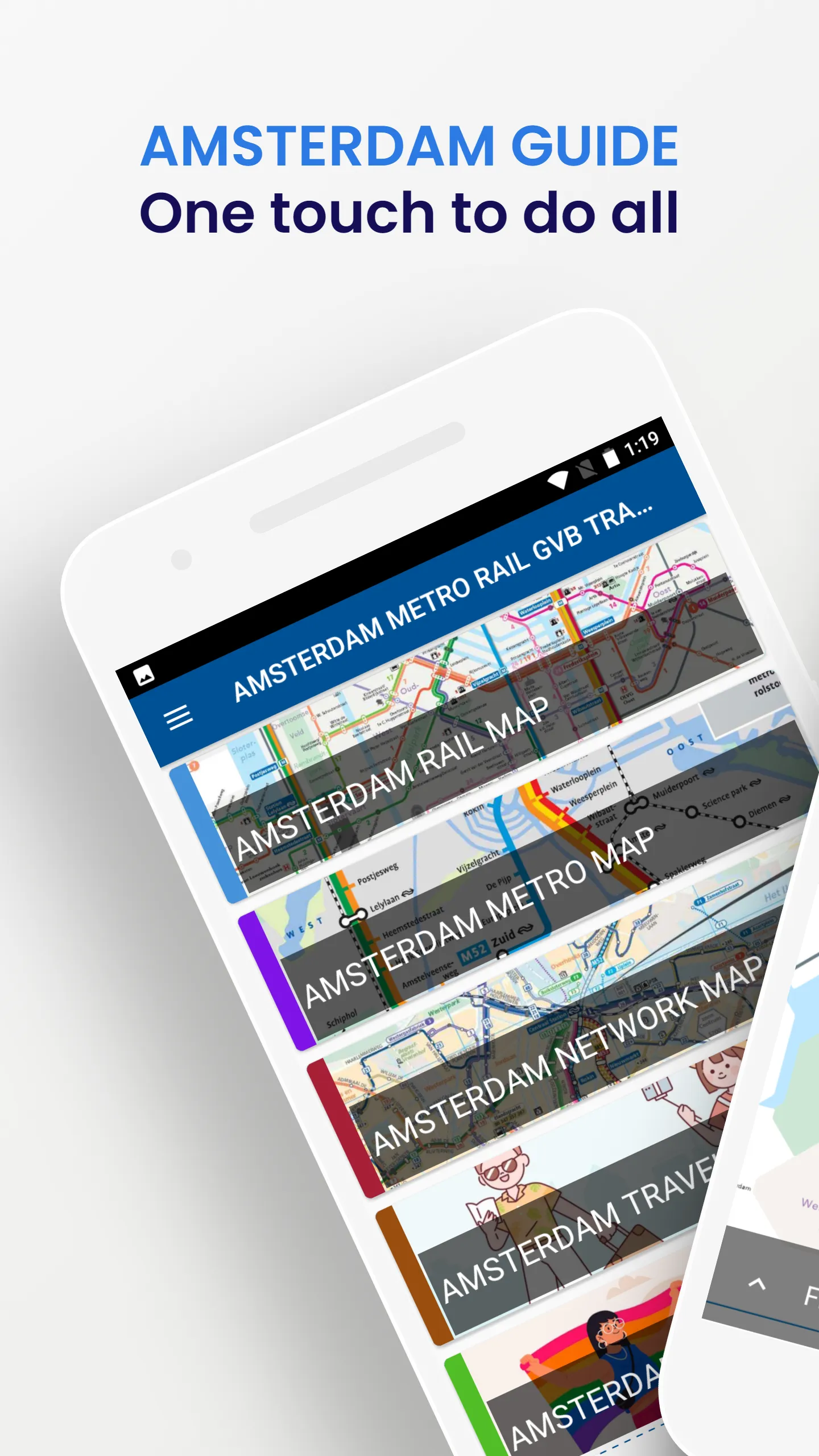 Amsterdam Metro Rail GVB Guide | Indus Appstore | Screenshot