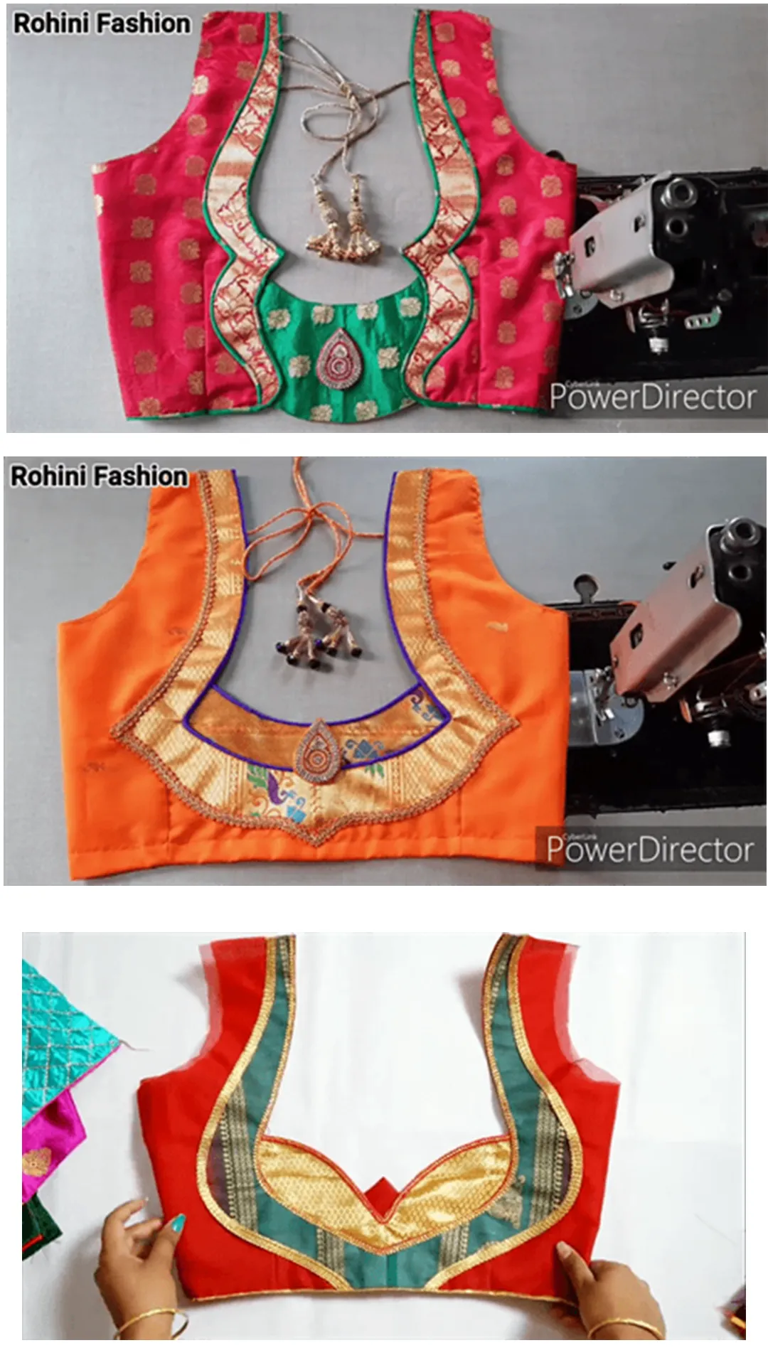 Paithani Blouse Neck Designs | Indus Appstore | Screenshot