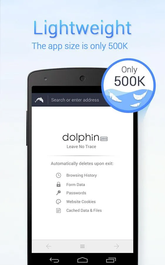 Dolphin Zero Incognito Browser | Indus Appstore | Screenshot