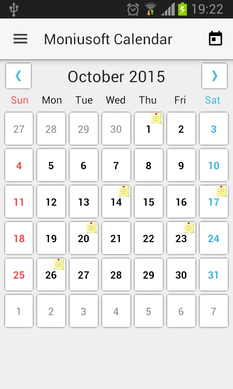 Moniusoft Calendar | Indus Appstore | Screenshot