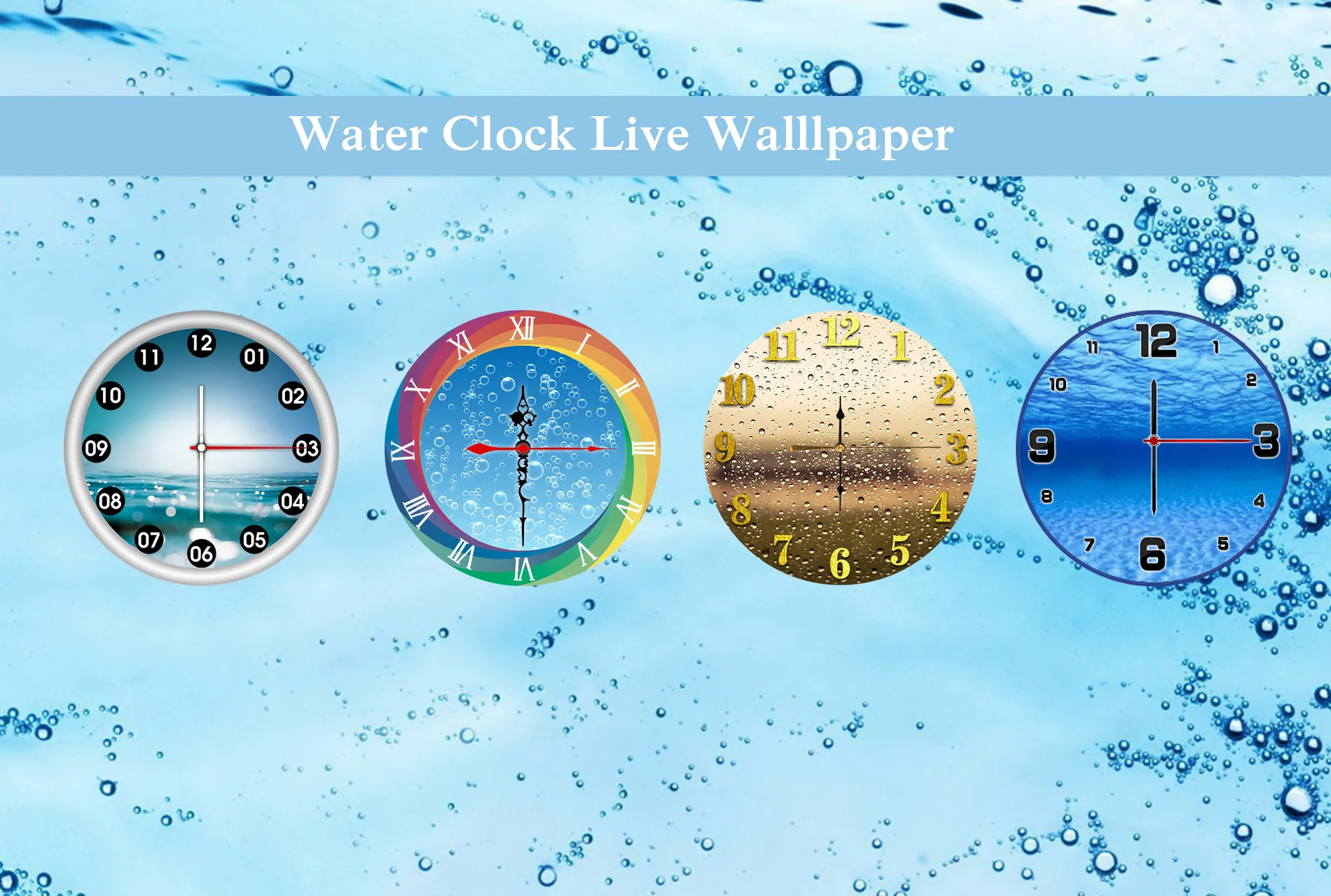 Water Clock Live Wallpaper | Indus Appstore | Screenshot