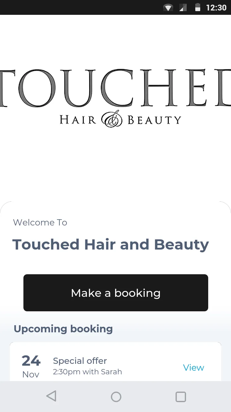 Touched Hair and Beauty | Indus Appstore | Screenshot