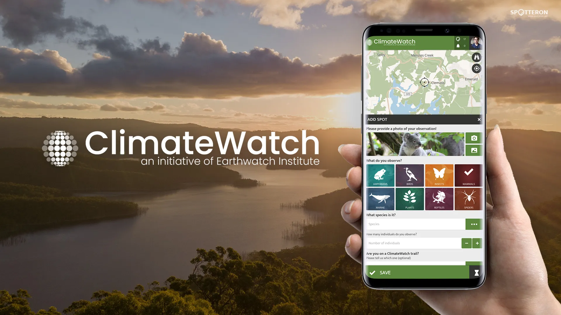 ClimateWatch | SPOTTERON | Indus Appstore | Screenshot