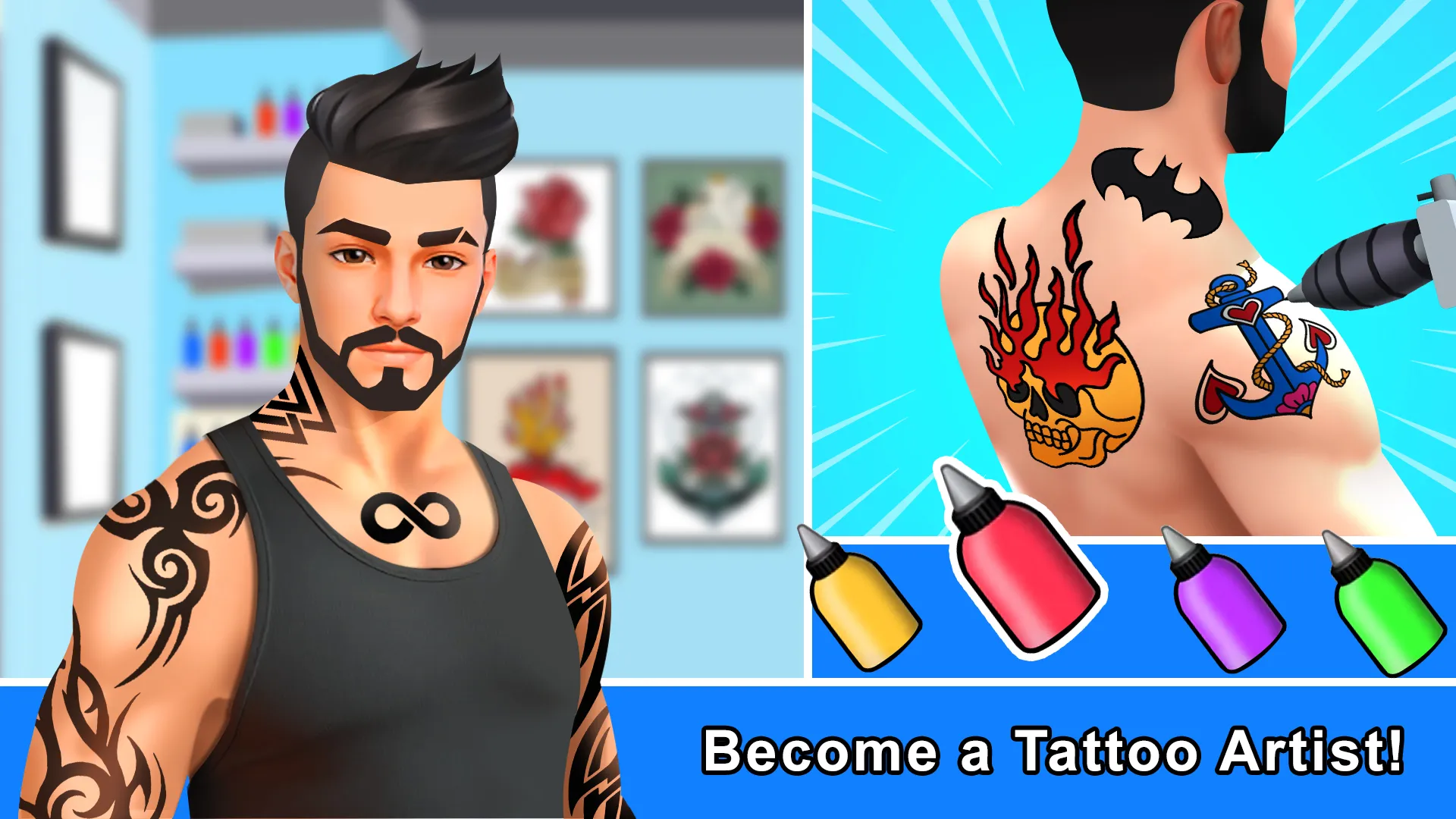 The Ink Studio Tattoo Art ASMR | Indus Appstore | Screenshot