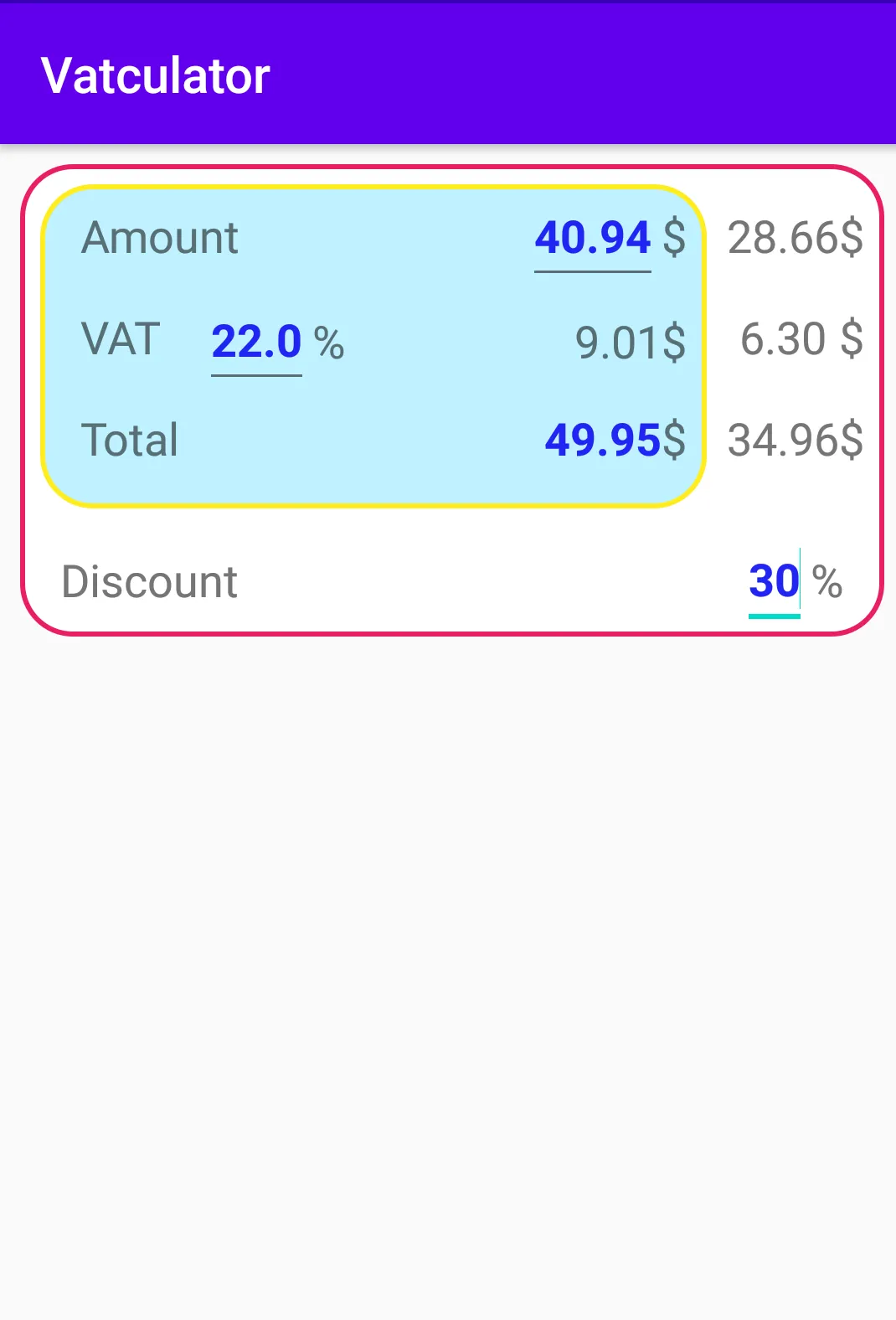 Percentage calculator | Indus Appstore | Screenshot