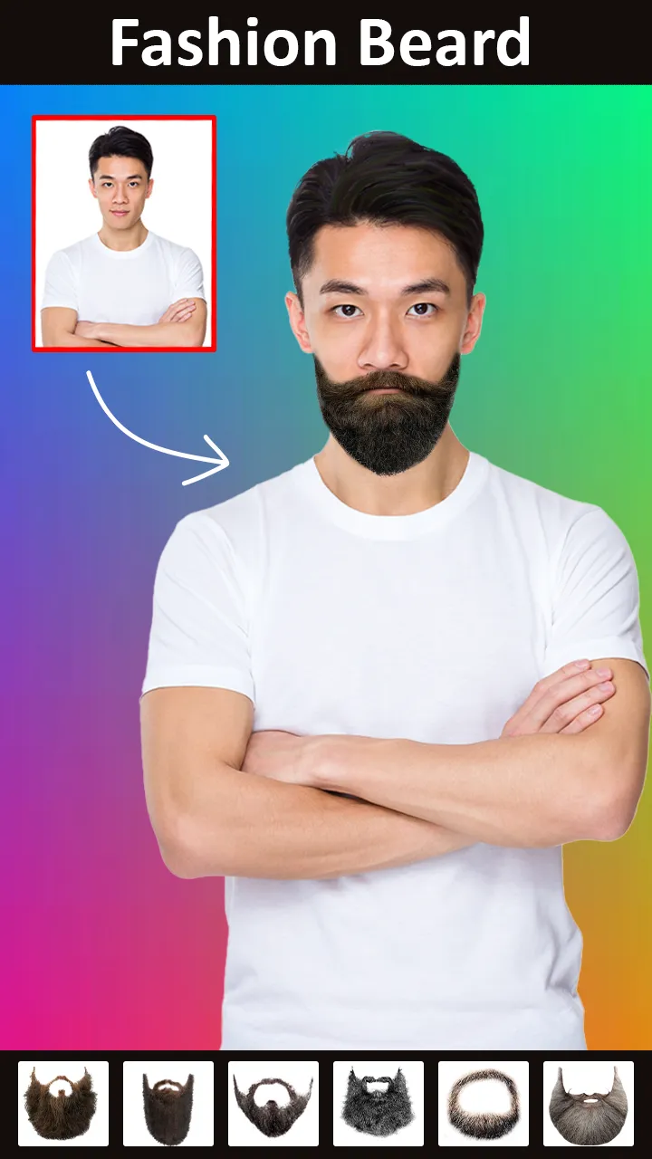 Man Mustache Beard Changer | Indus Appstore | Screenshot