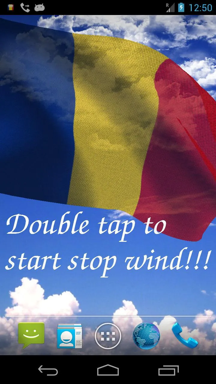 Romania Flag Live Wallpaper | Indus Appstore | Screenshot