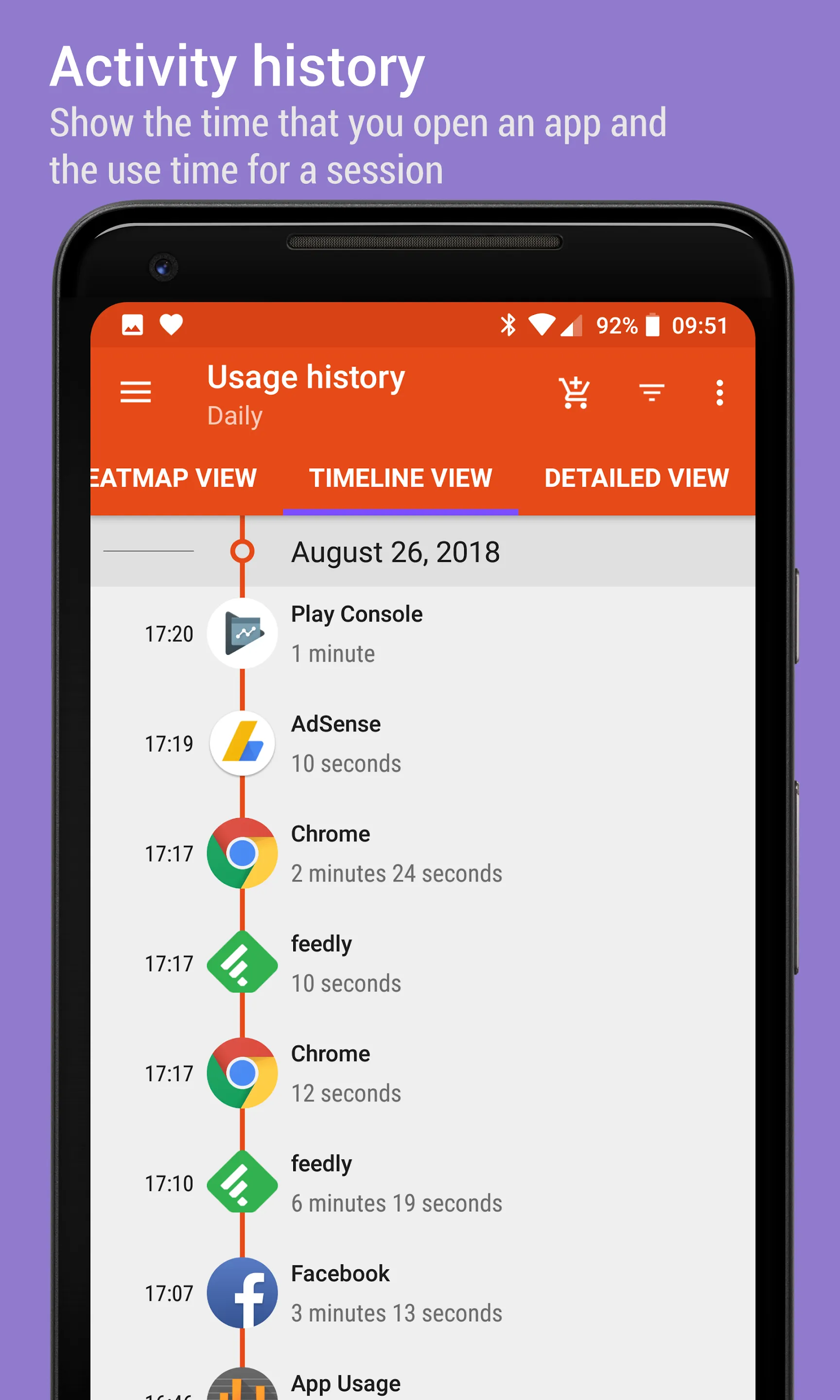 App Usage - Manage/Track Usage | Indus Appstore | Screenshot