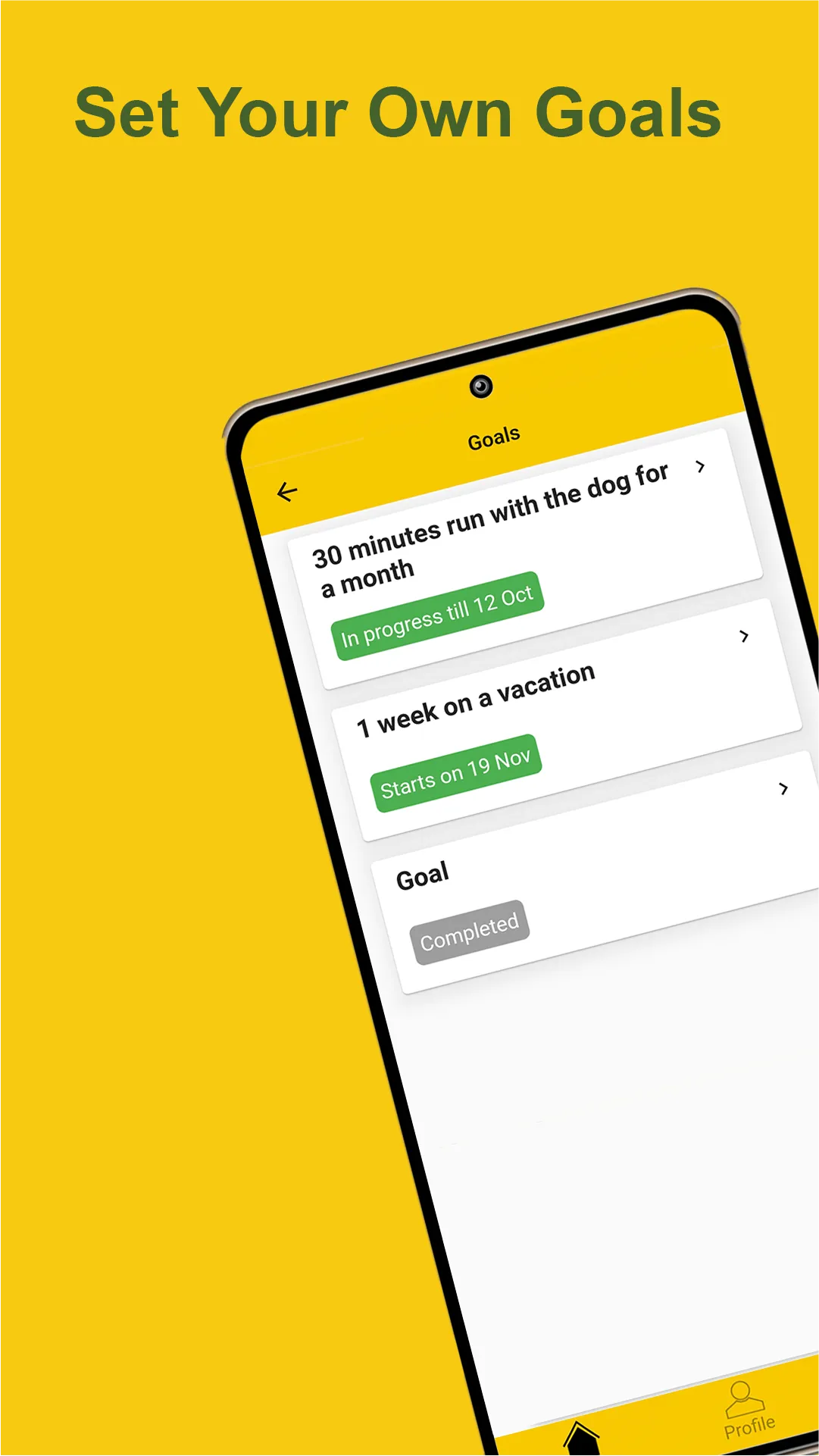 GoalTribe Guru | Indus Appstore | Screenshot