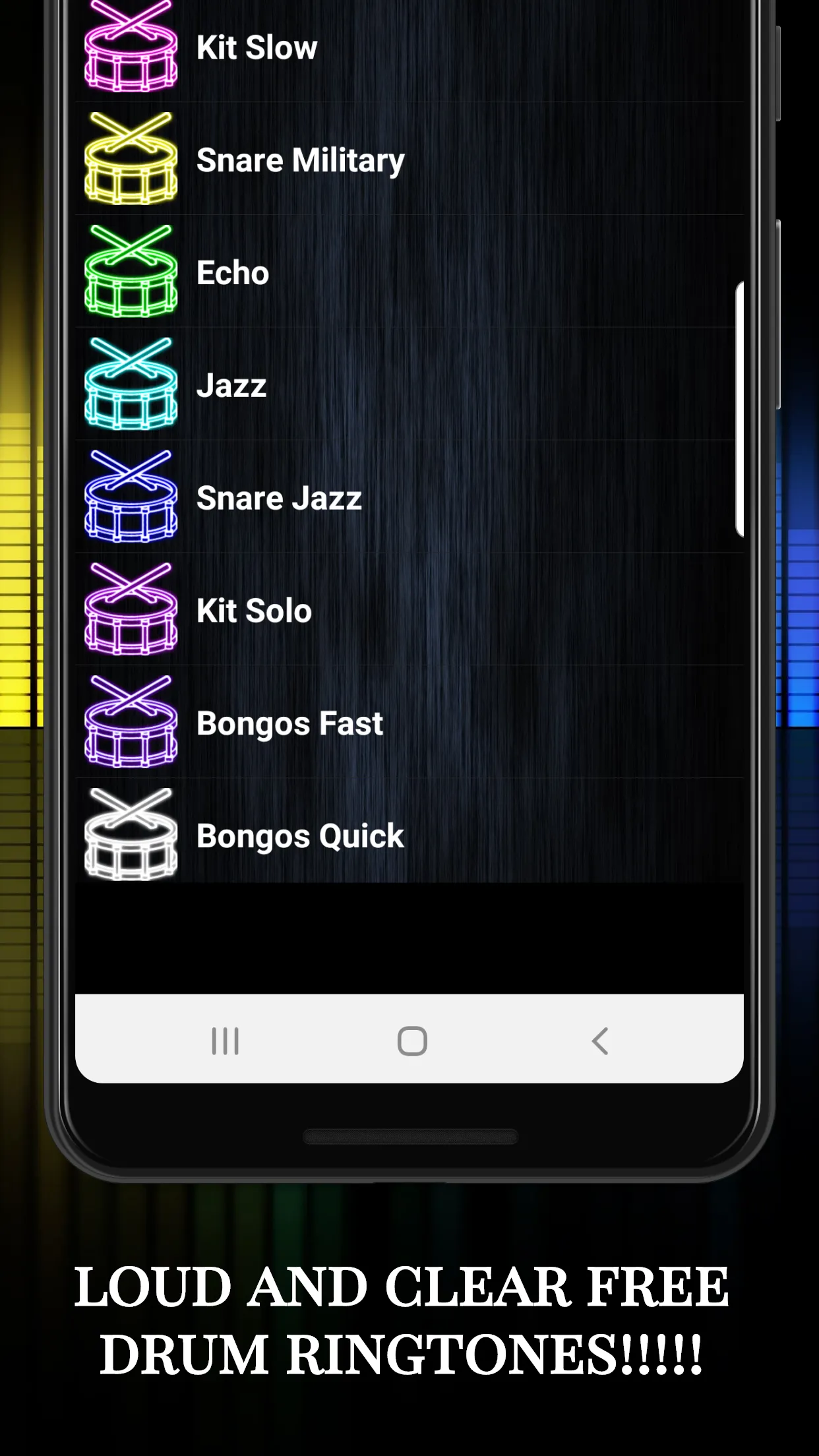 Drum Ringtones | Indus Appstore | Screenshot