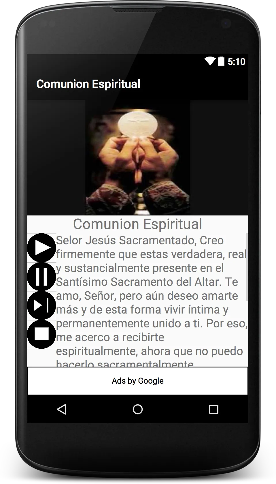 Comunion Espiritual | Indus Appstore | Screenshot