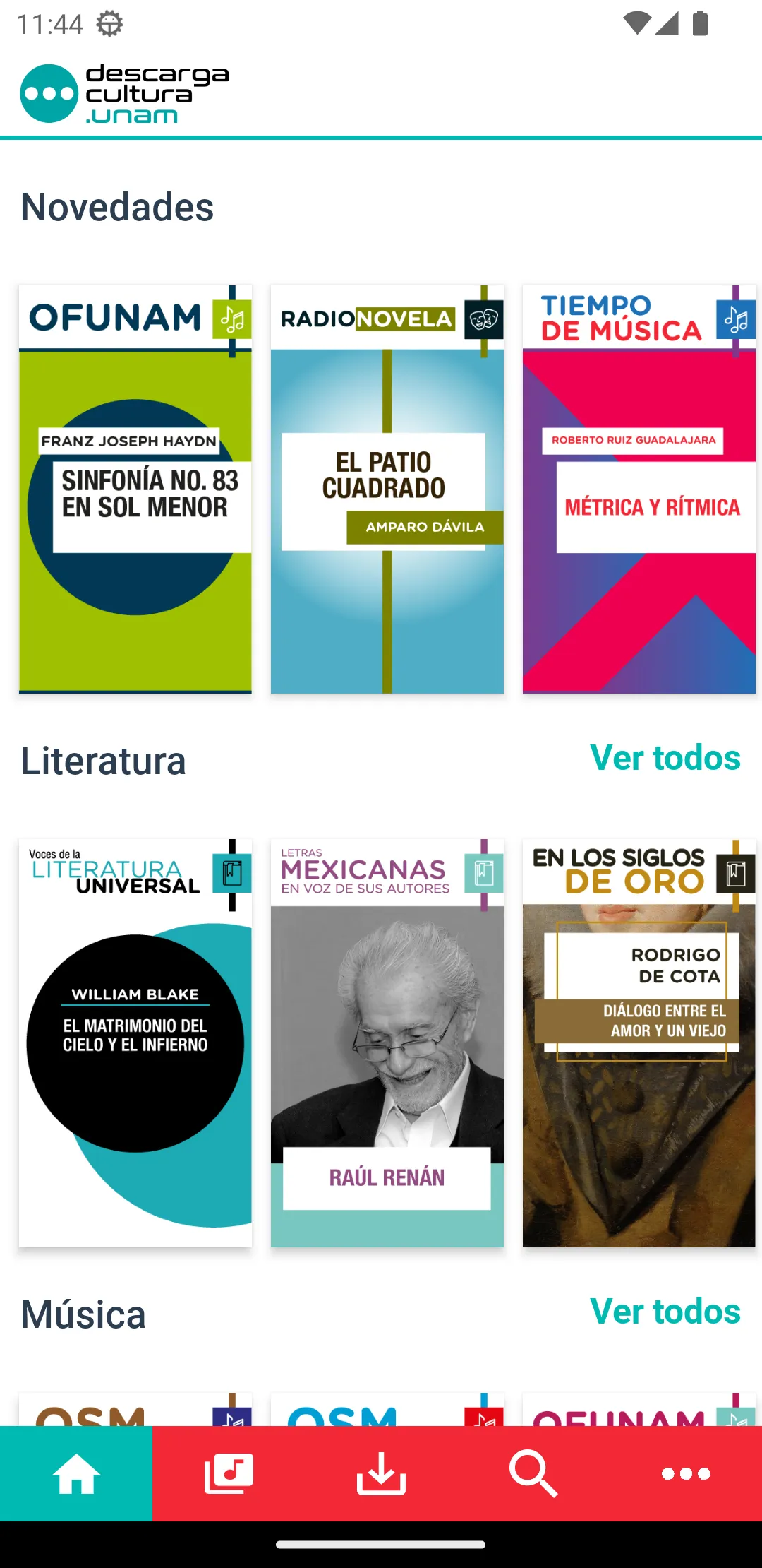 Descarga Cultura.UNAM | Indus Appstore | Screenshot