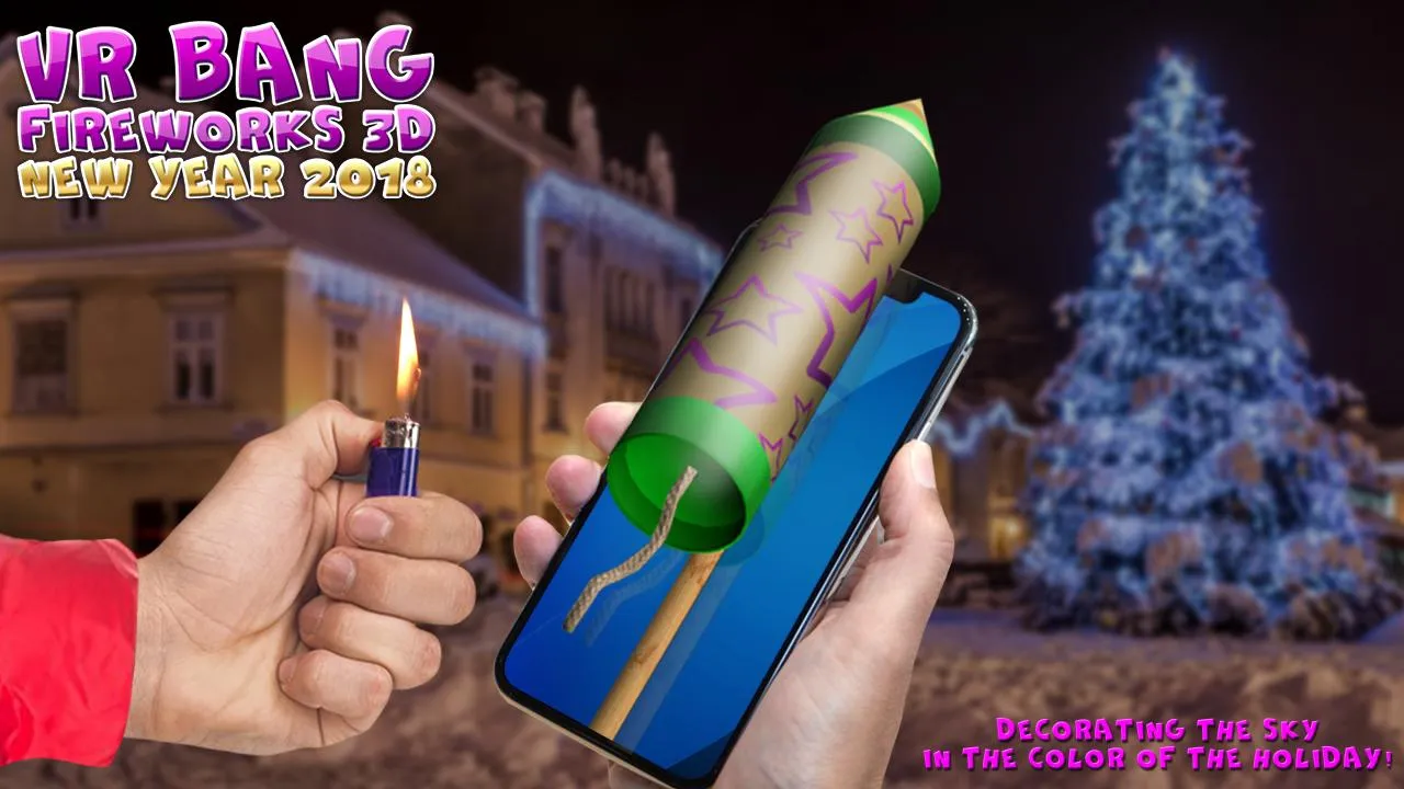 VR Bang Fireworks 3D NewYear | Indus Appstore | Screenshot