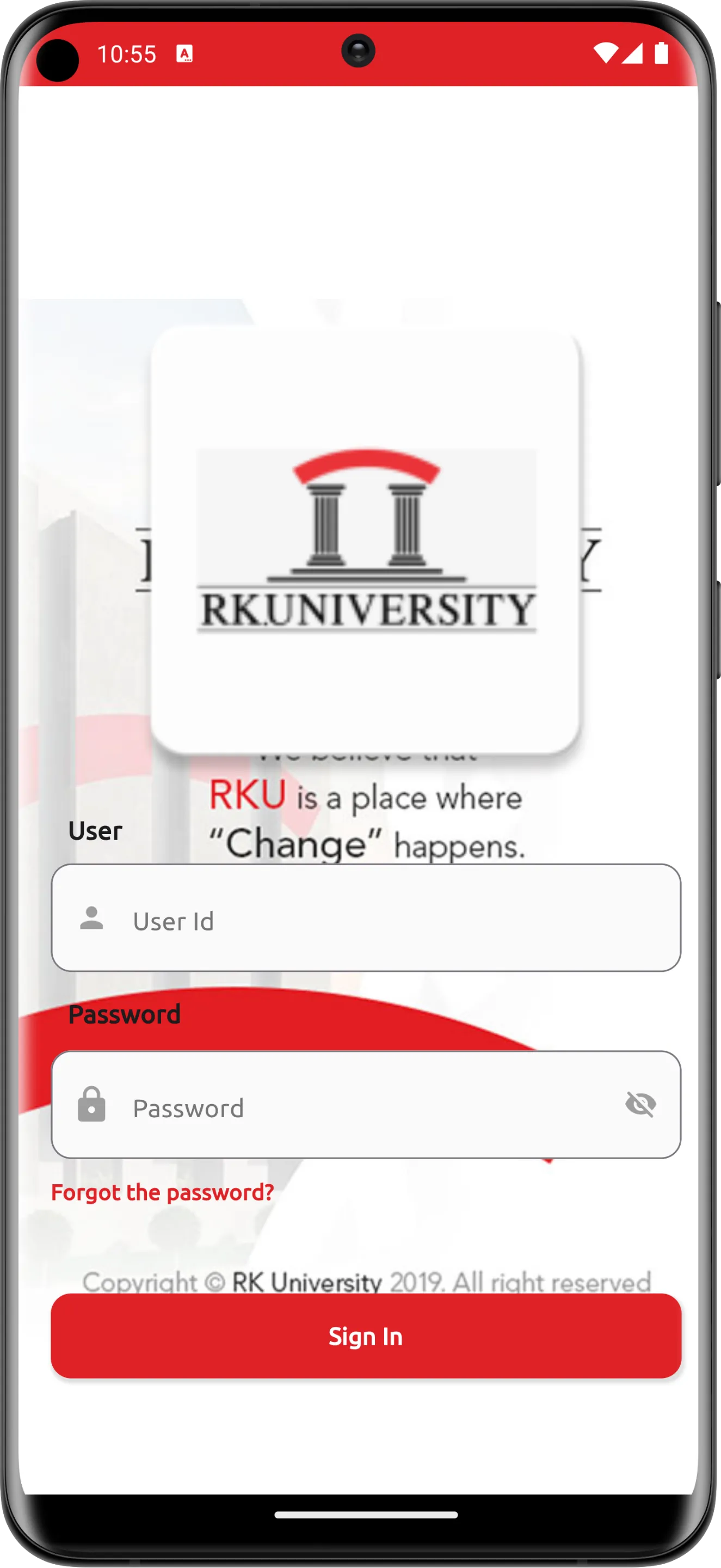 RK University | Indus Appstore | Screenshot