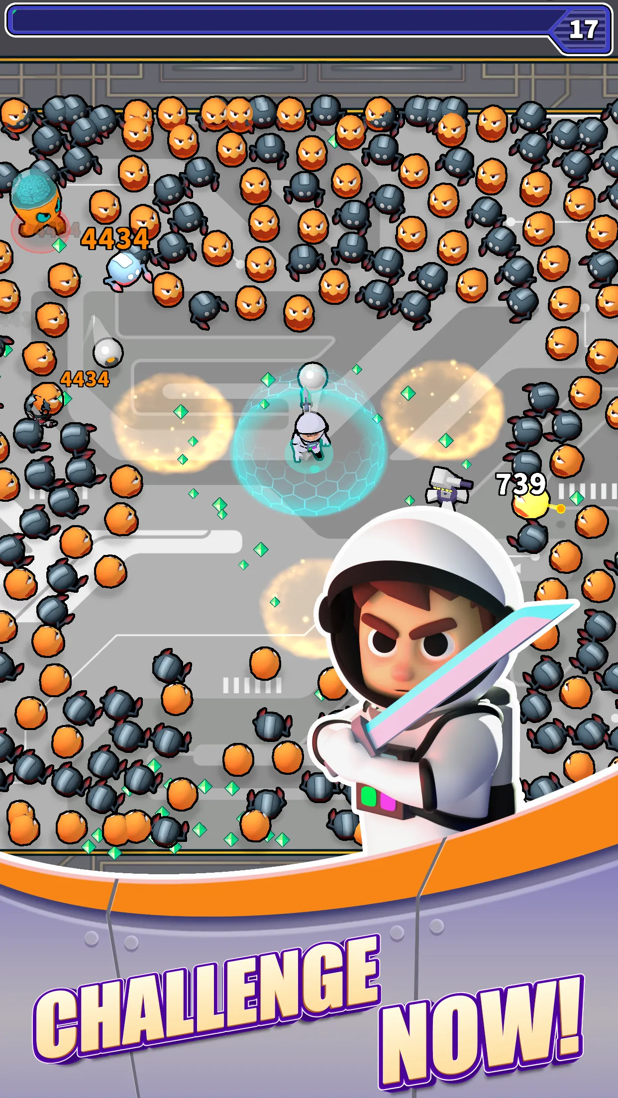 Last Survivor: io Space Battle | Indus Appstore | Screenshot