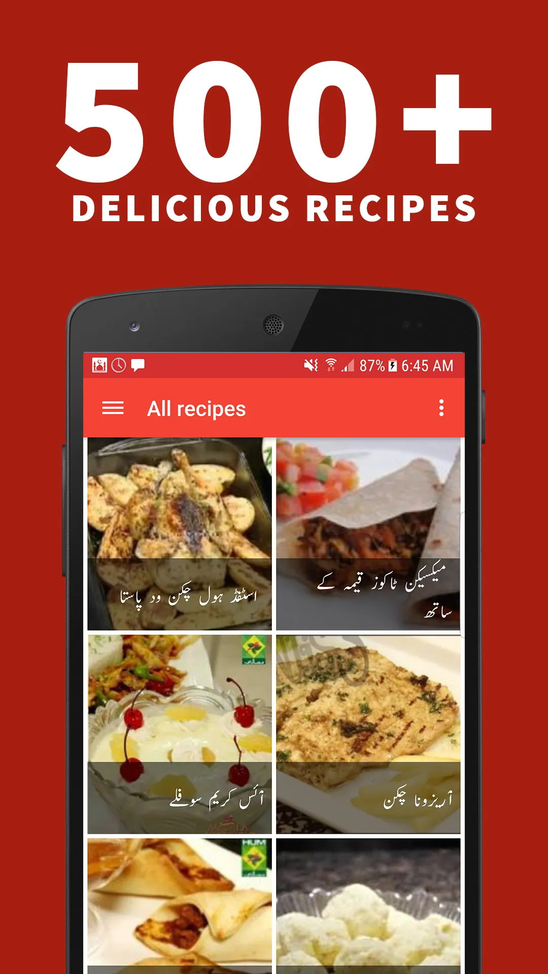 Recipes in Urdu (Offline) | Indus Appstore | Screenshot