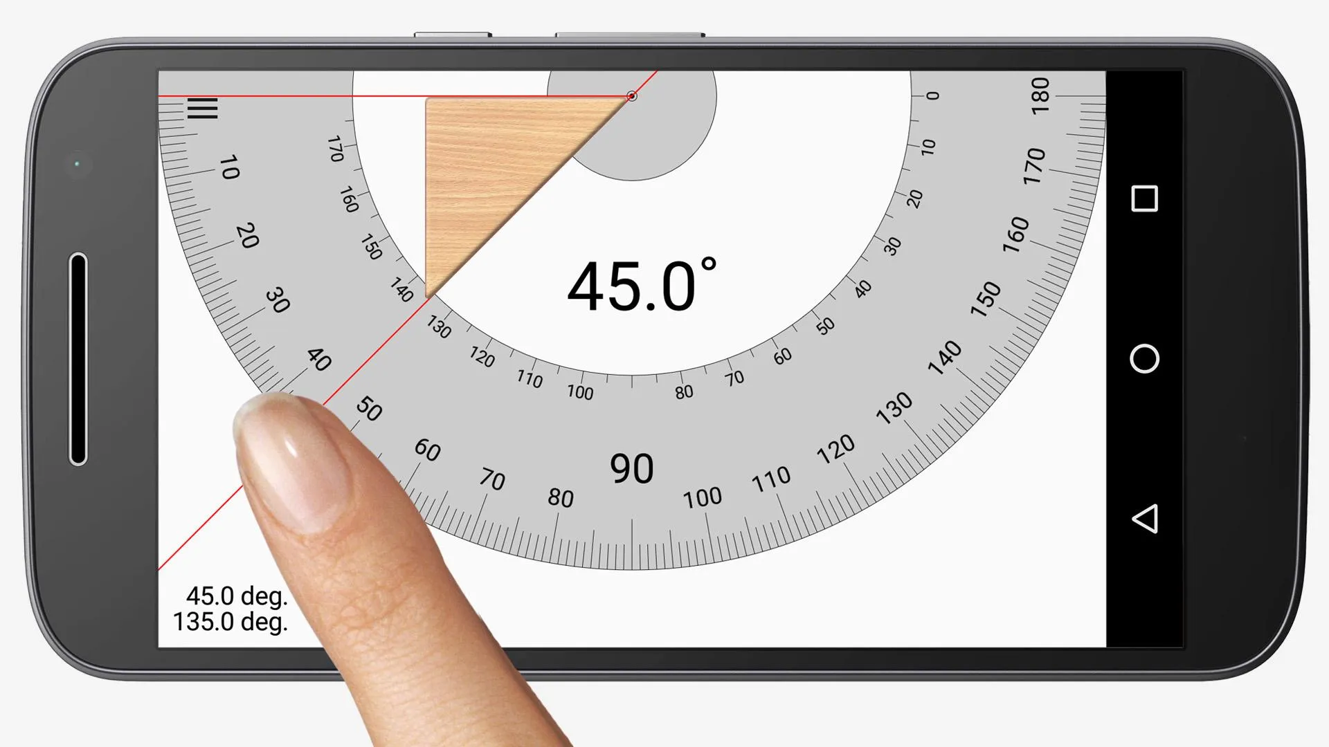 Smart Protractor | Indus Appstore | Screenshot