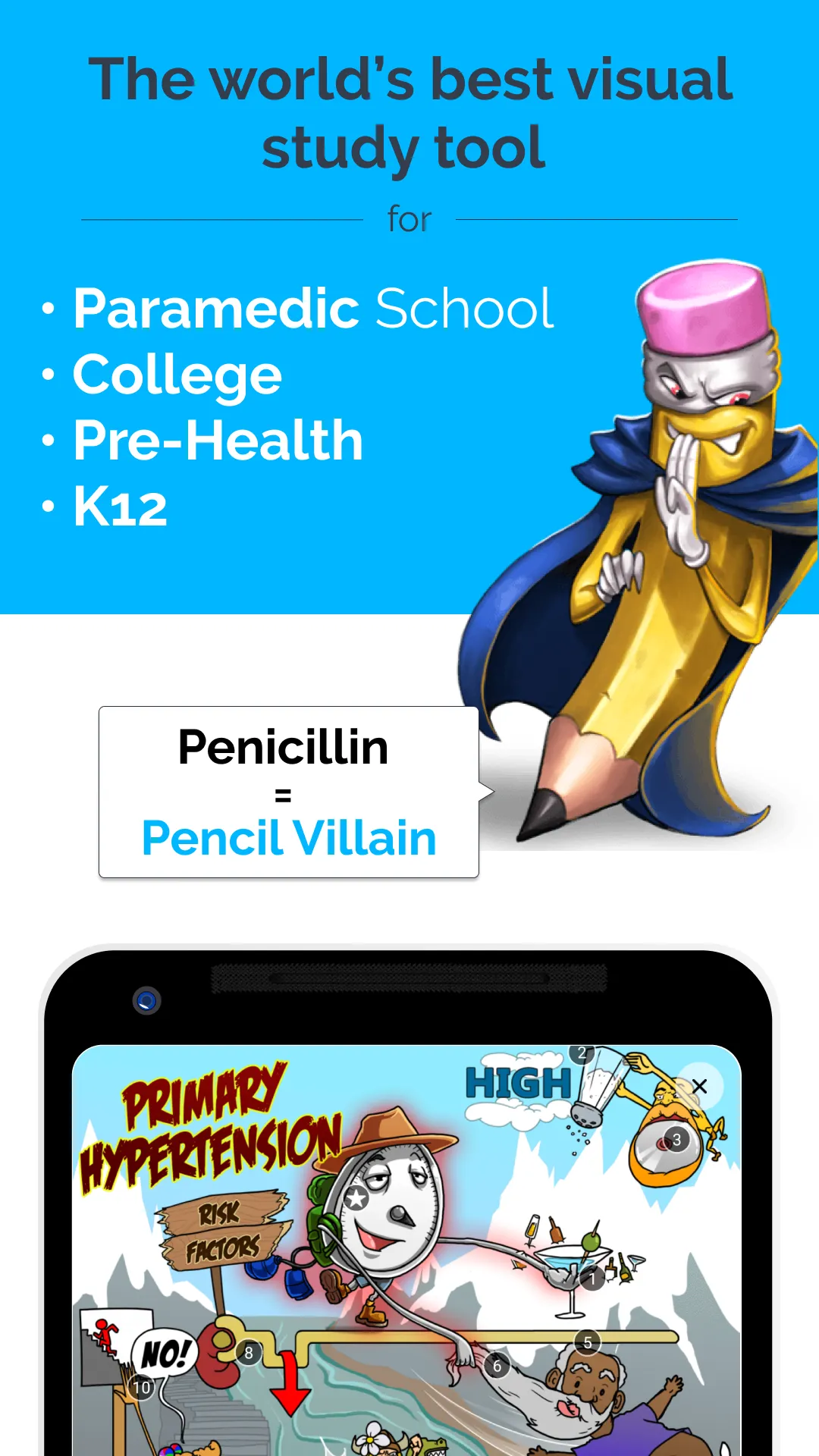 Picmonic: College, Pre-med, MC | Indus Appstore | Screenshot