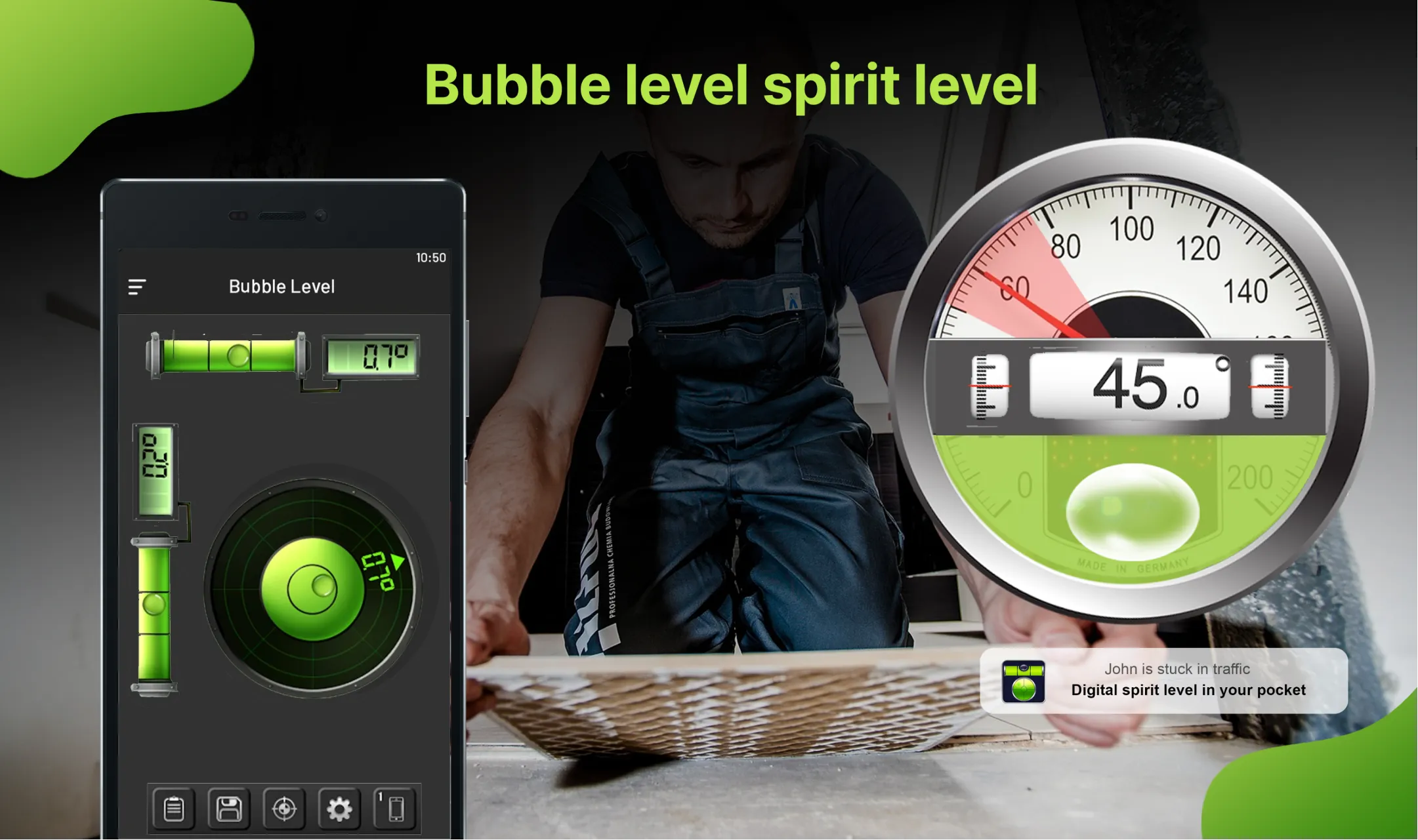 Bubble Level -Spirit Level | Indus Appstore | Screenshot