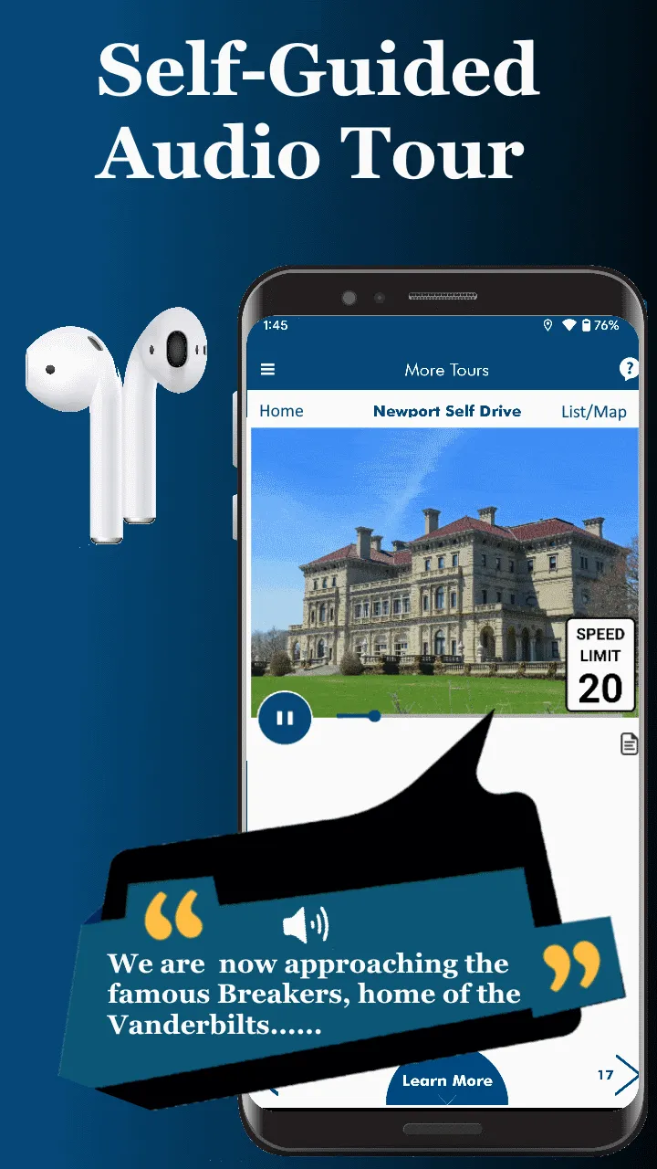 Newport, RI: GPS Audio Tour | Indus Appstore | Screenshot
