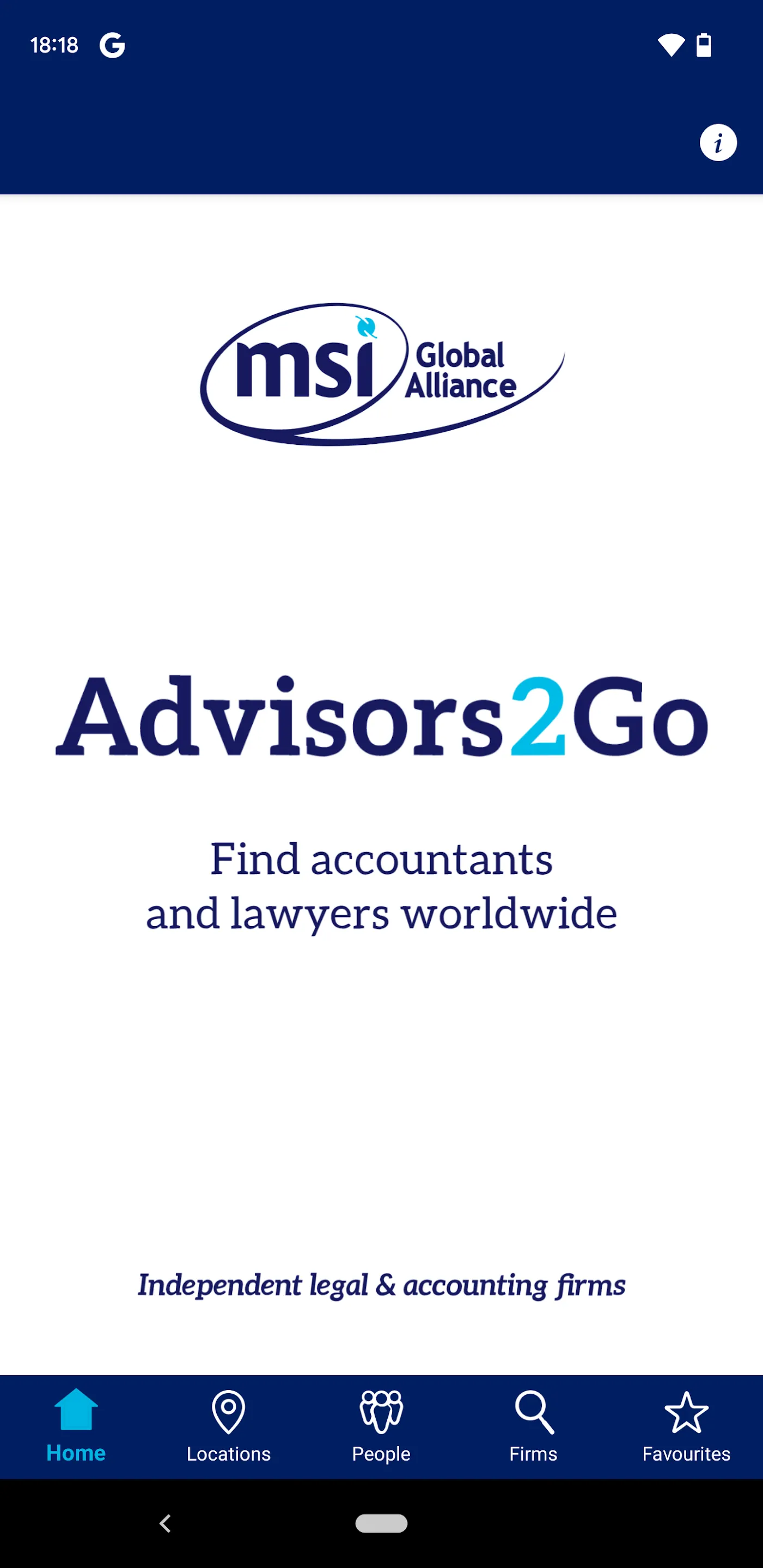 Advisors2Go: MSI Global | Indus Appstore | Screenshot