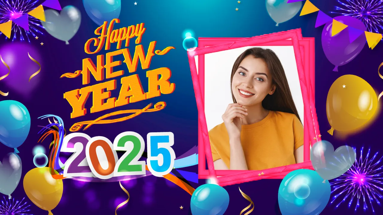 New Year Photo Frame 2025 | Indus Appstore | Screenshot