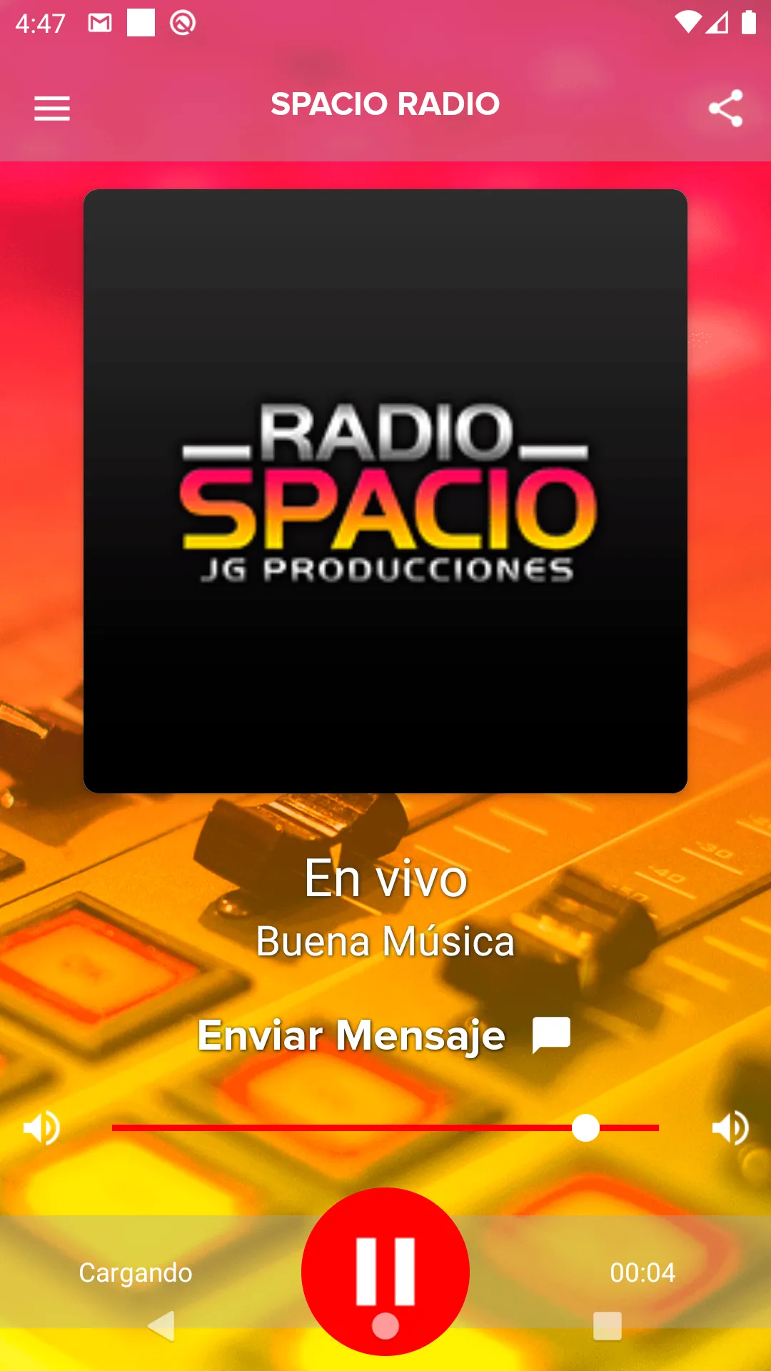 Spacio radio | Indus Appstore | Screenshot