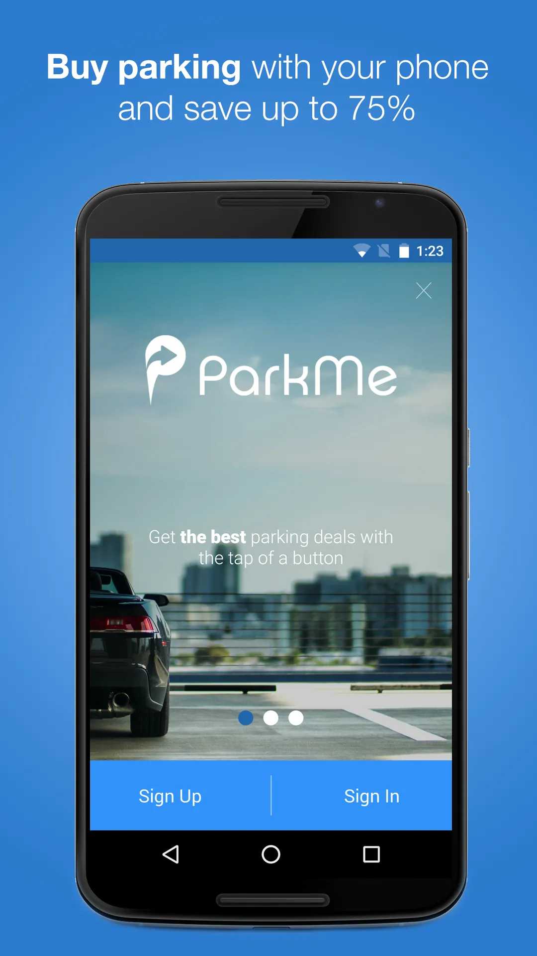 INRIX ParkMe | Indus Appstore | Screenshot