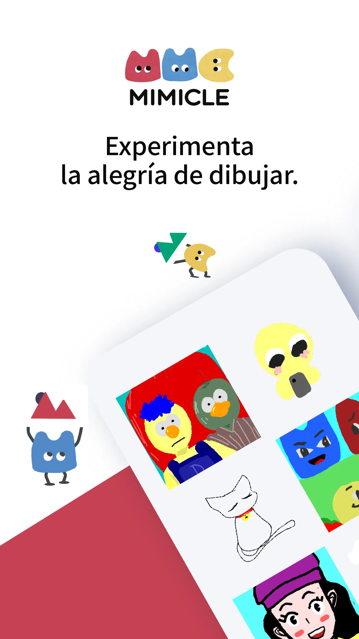 Mimicle-Dibujando a sí mismo | Indus Appstore | Screenshot