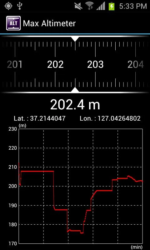 Max Altimeter | Indus Appstore | Screenshot