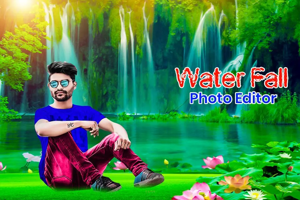 Waterfall Photo Frames | Indus Appstore | Screenshot