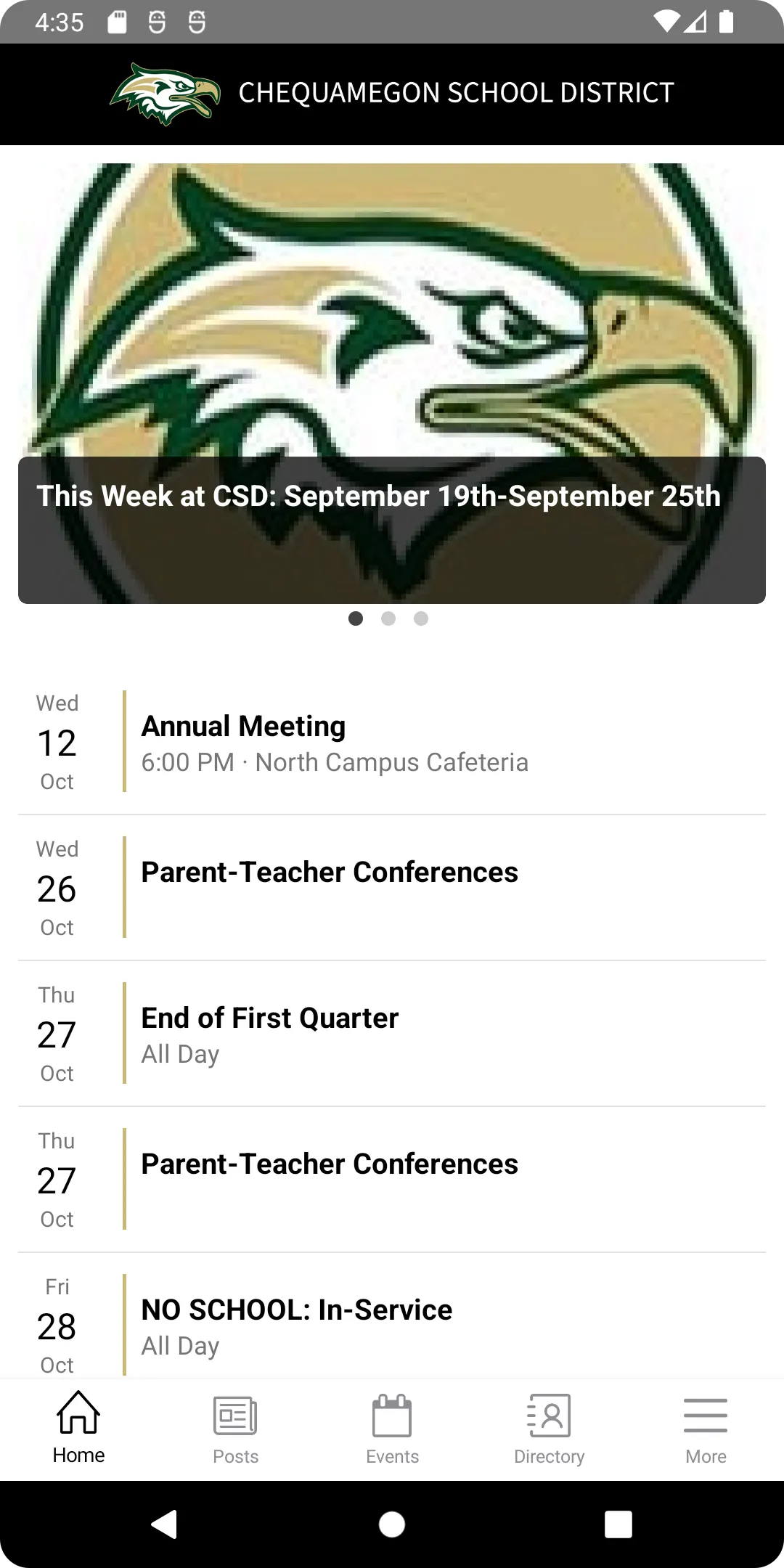 Chequamegon School District | Indus Appstore | Screenshot